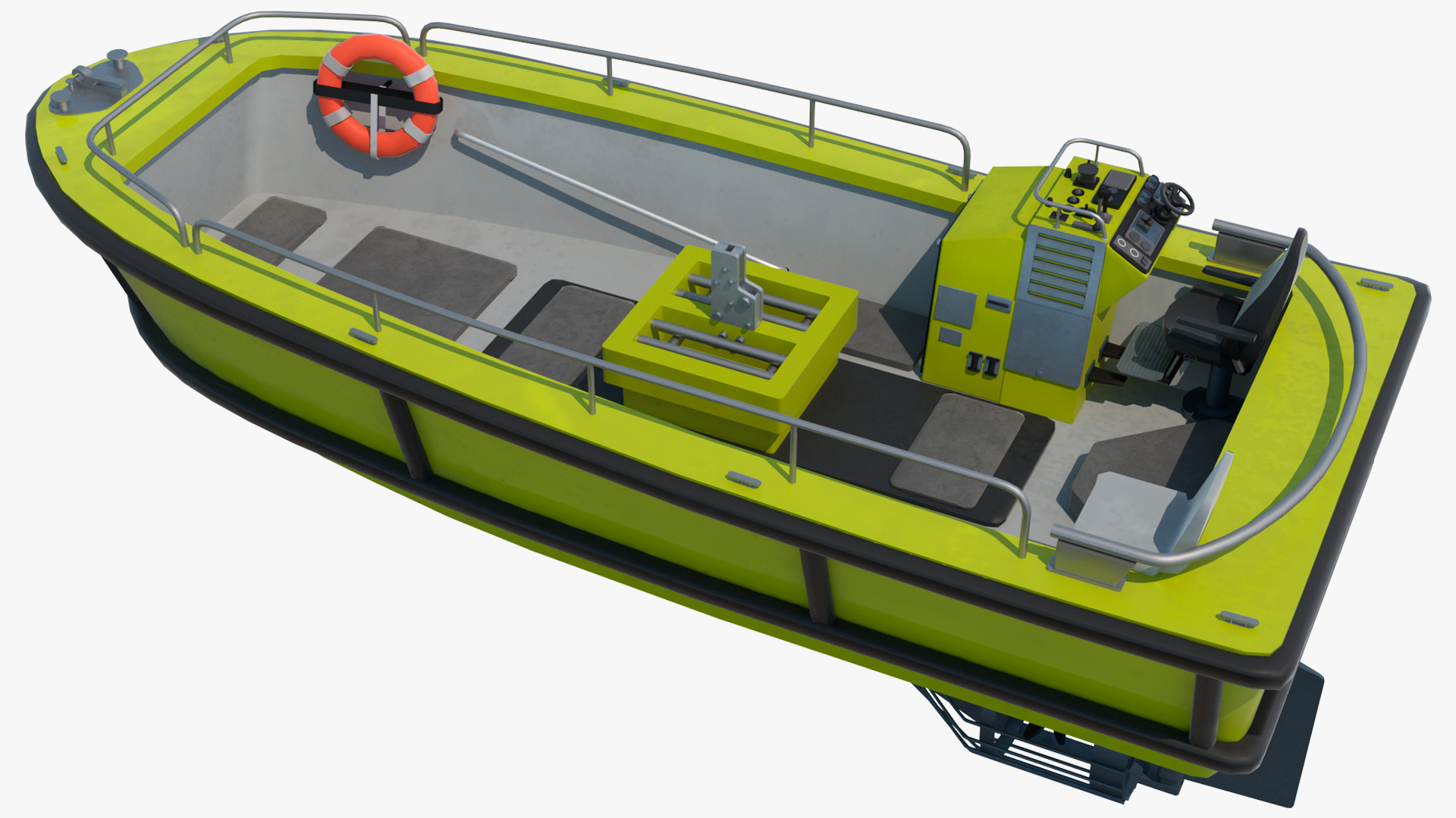 The CLV Vessel Nexan Aurora Used Rigged 3D model