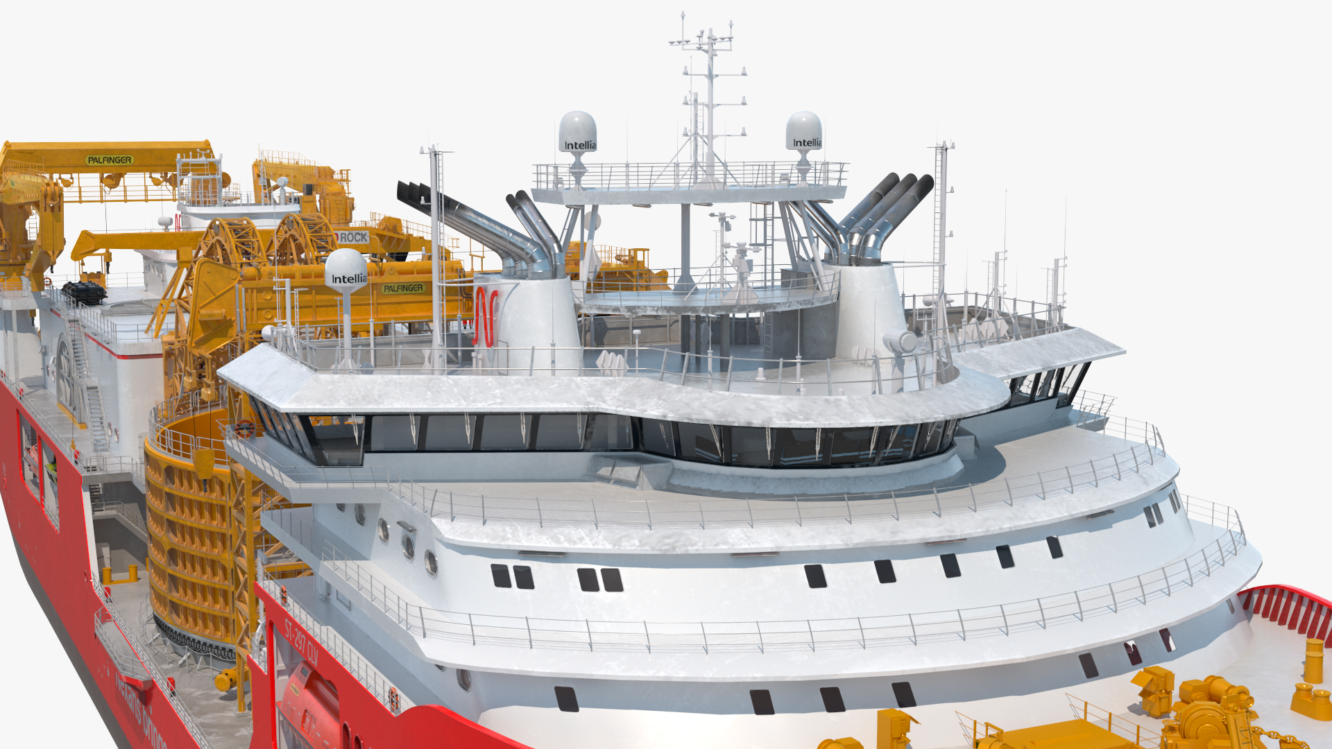 The CLV Vessel Nexan Aurora Used Rigged 3D model