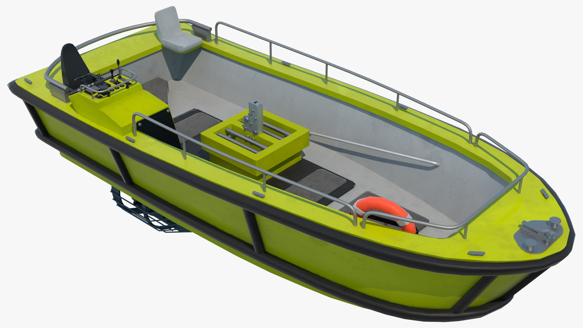 The CLV Vessel Nexan Aurora Used Rigged 3D model