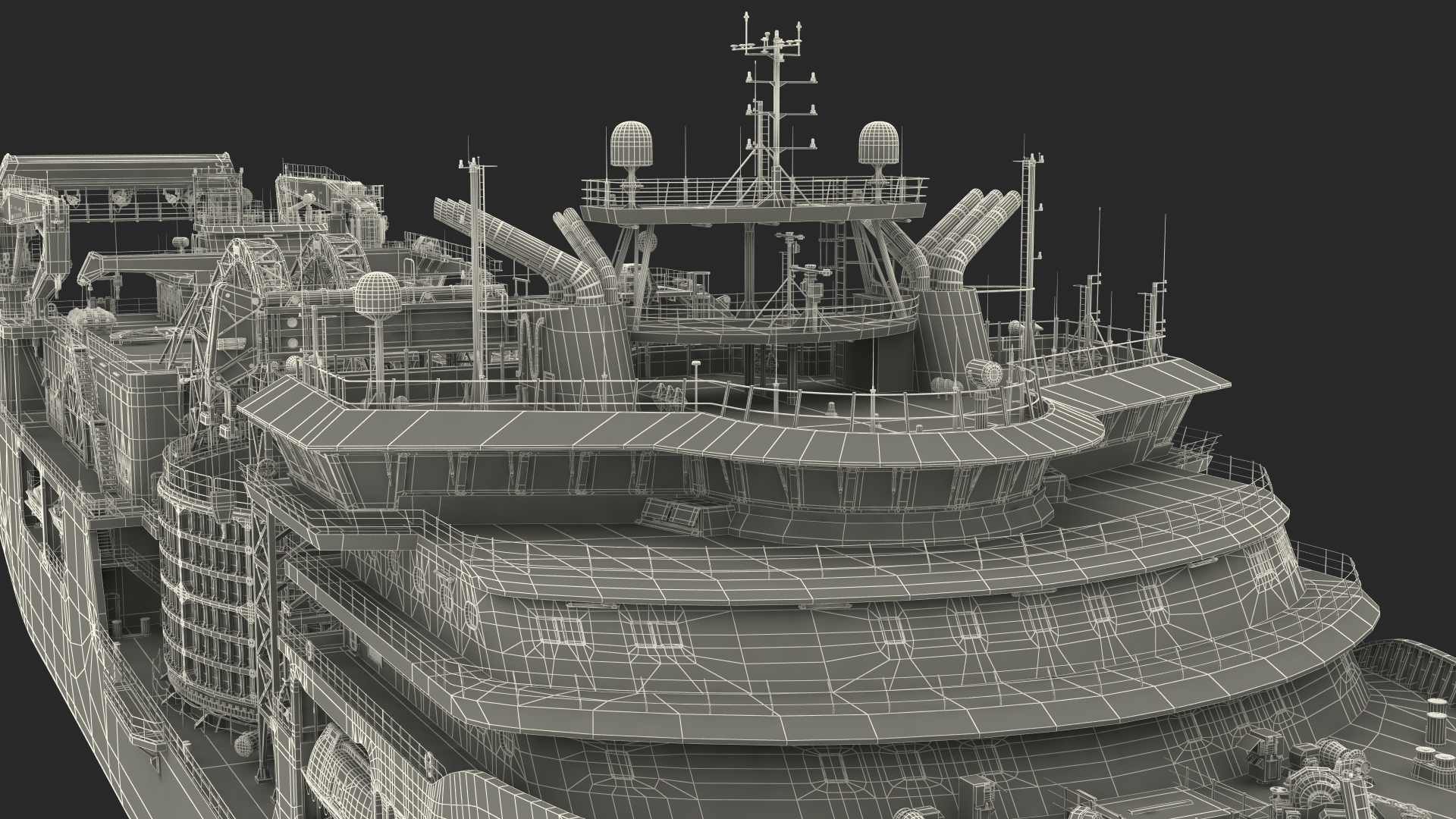 The CLV Vessel Nexan Aurora Used Rigged 3D model