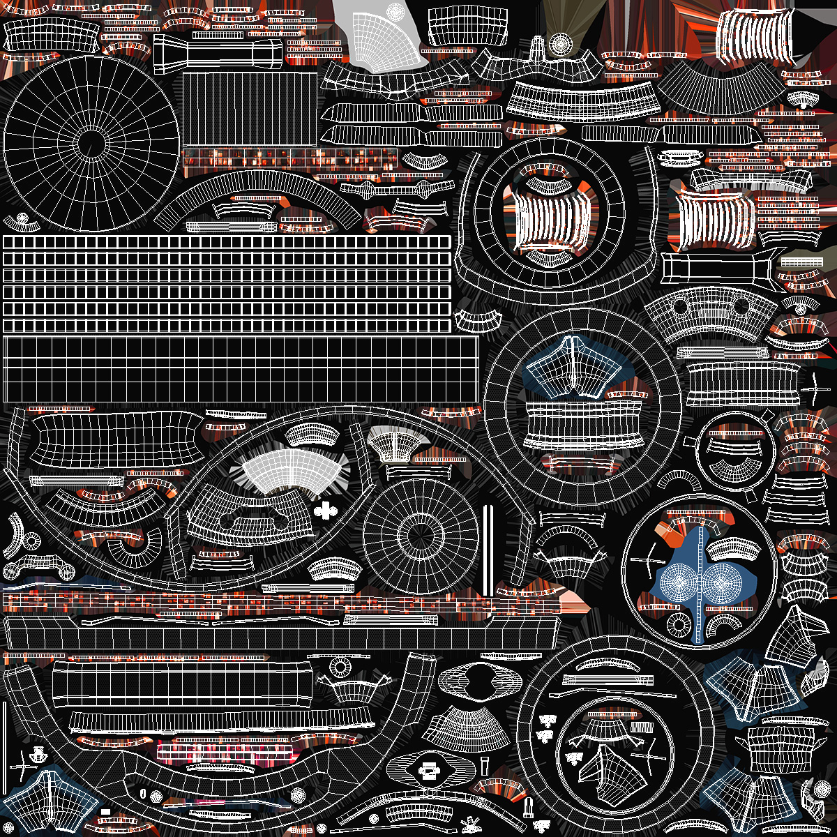 Large Space Station Concept 3D