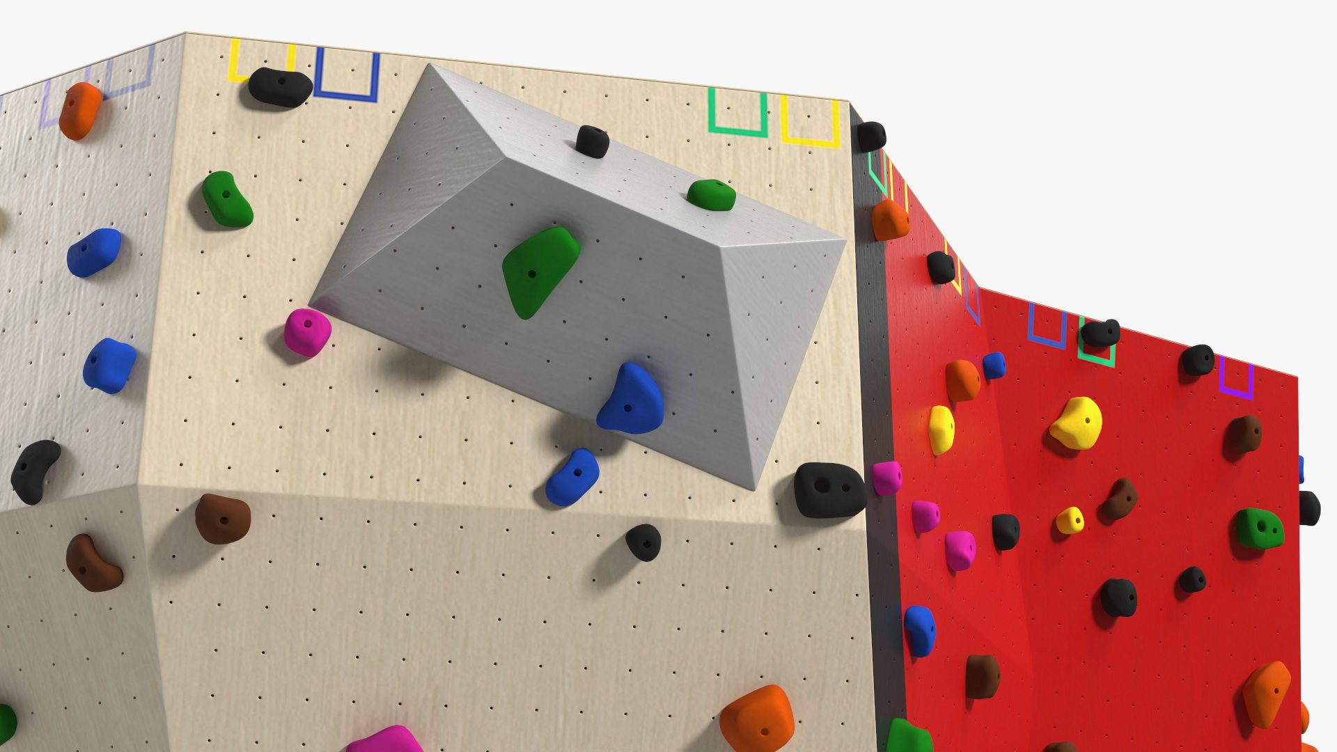 3D model Bouldering Wall