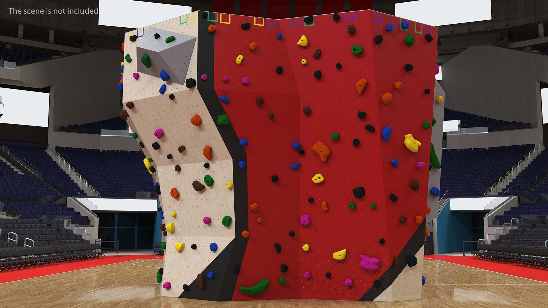 3D model Bouldering Wall