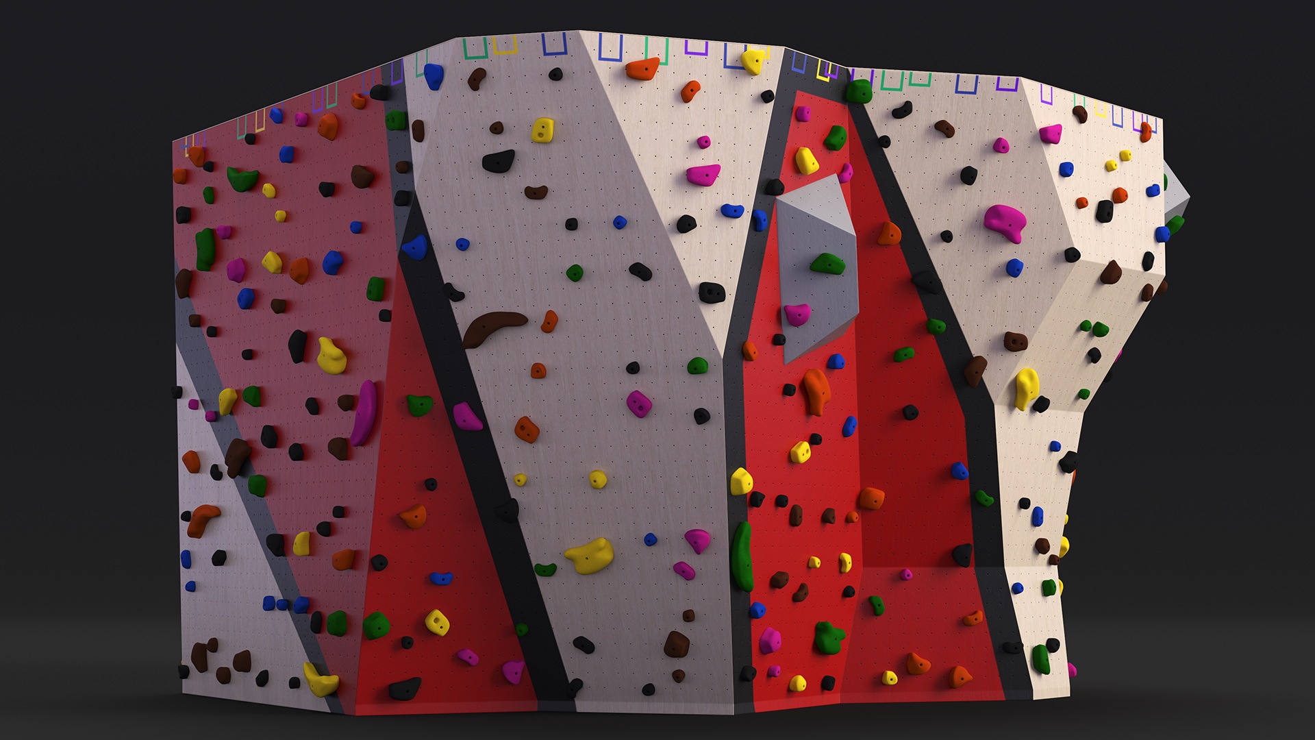 3D model Bouldering Wall