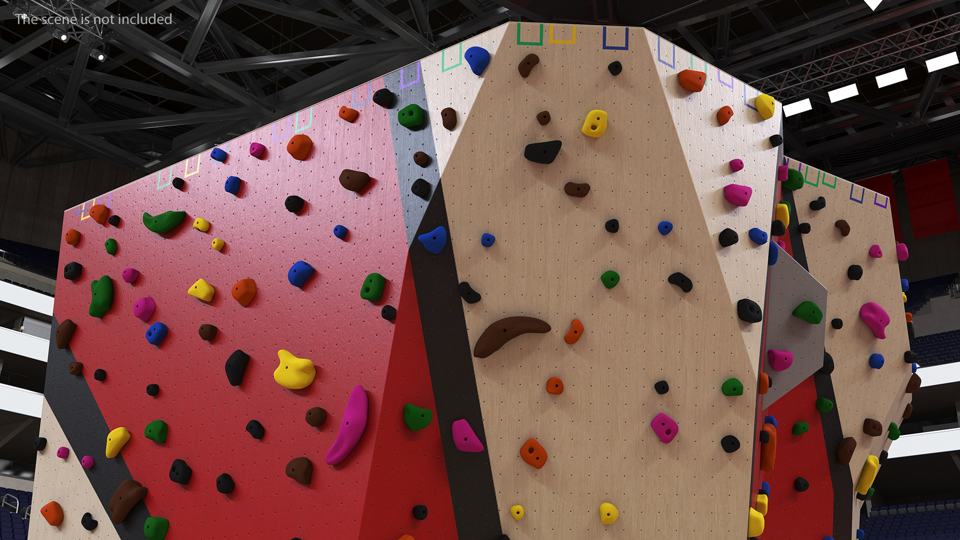 3D model Bouldering Wall