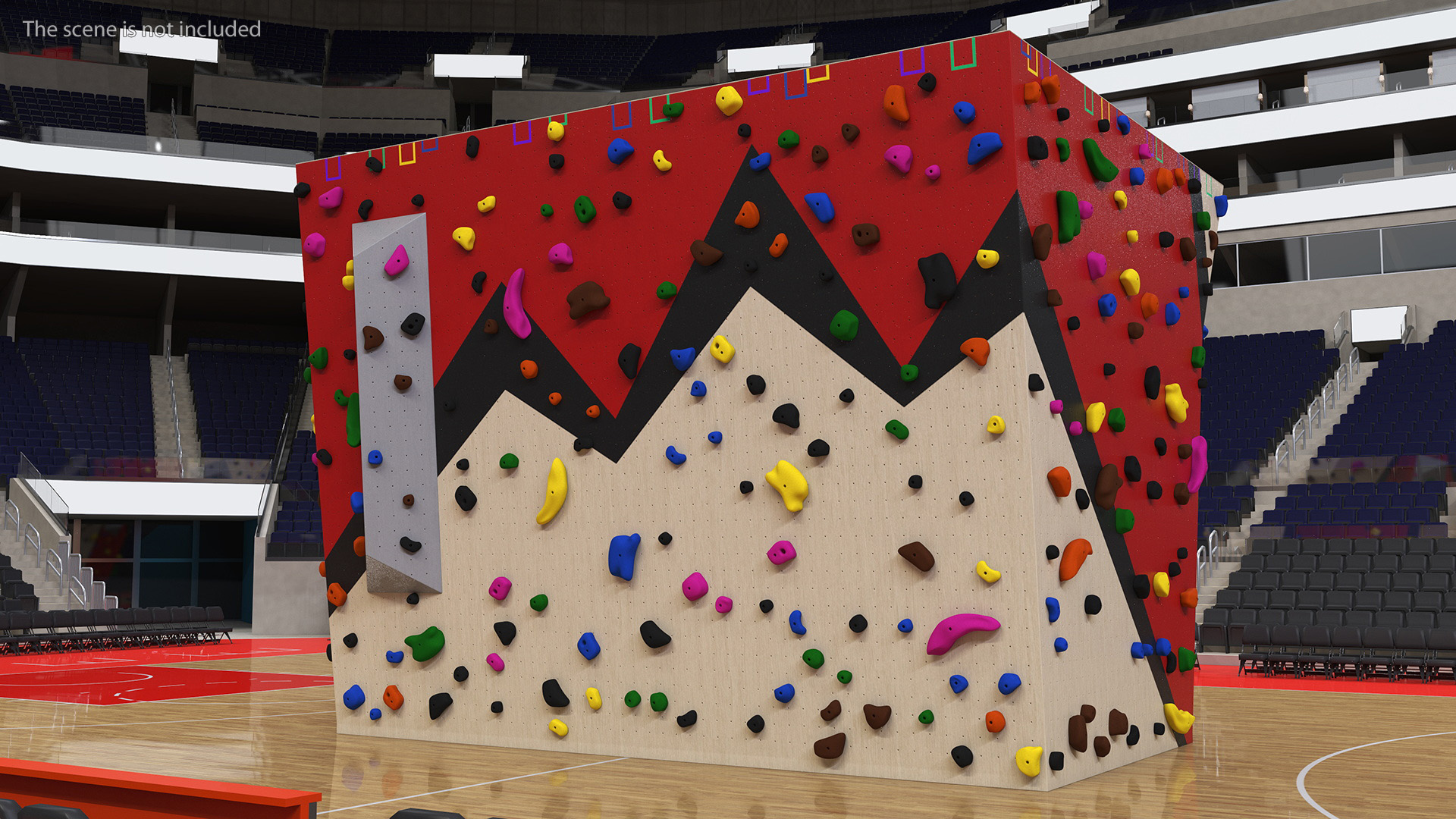 3D model Bouldering Wall