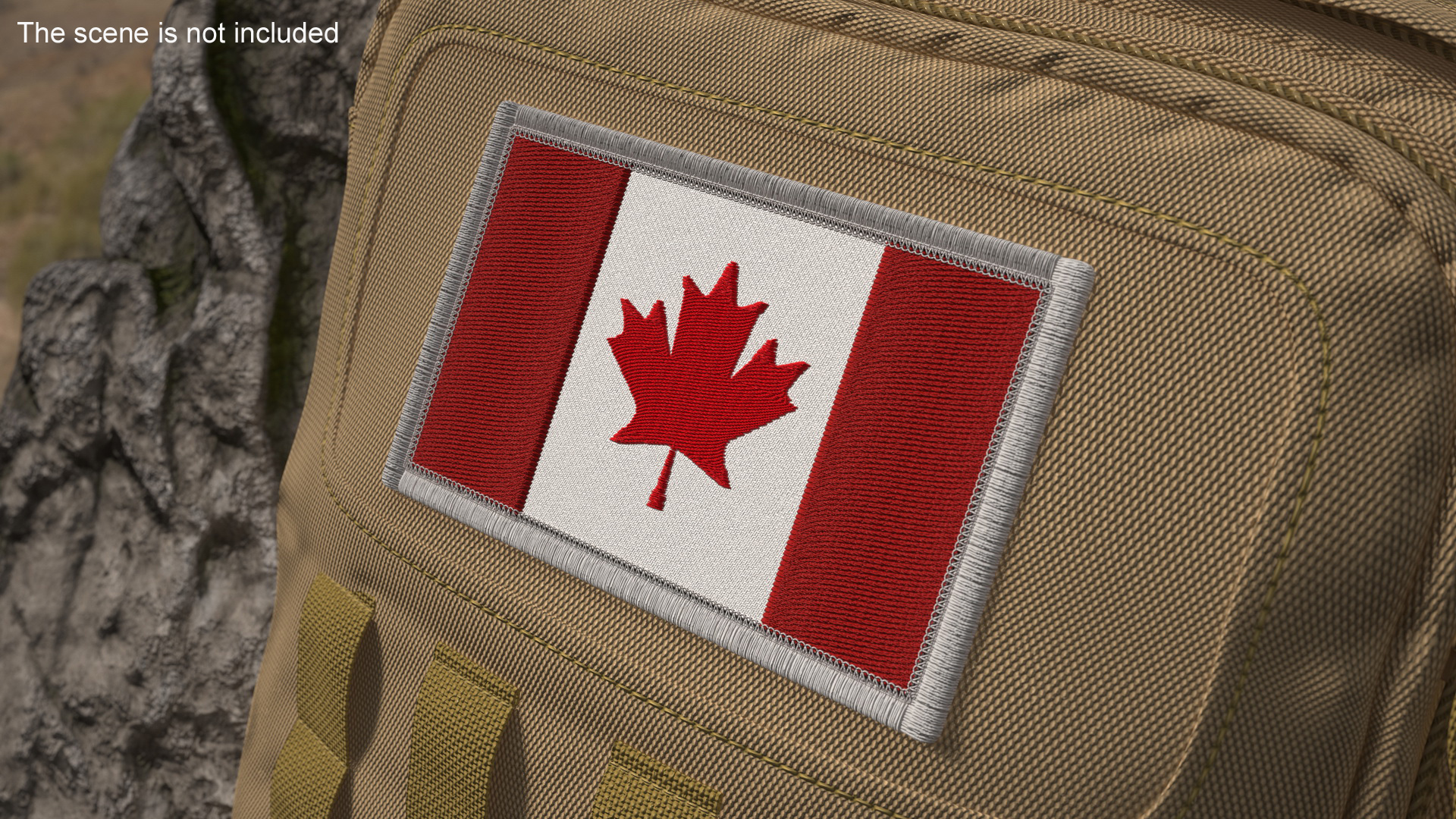 Canada Flag Patch 3D