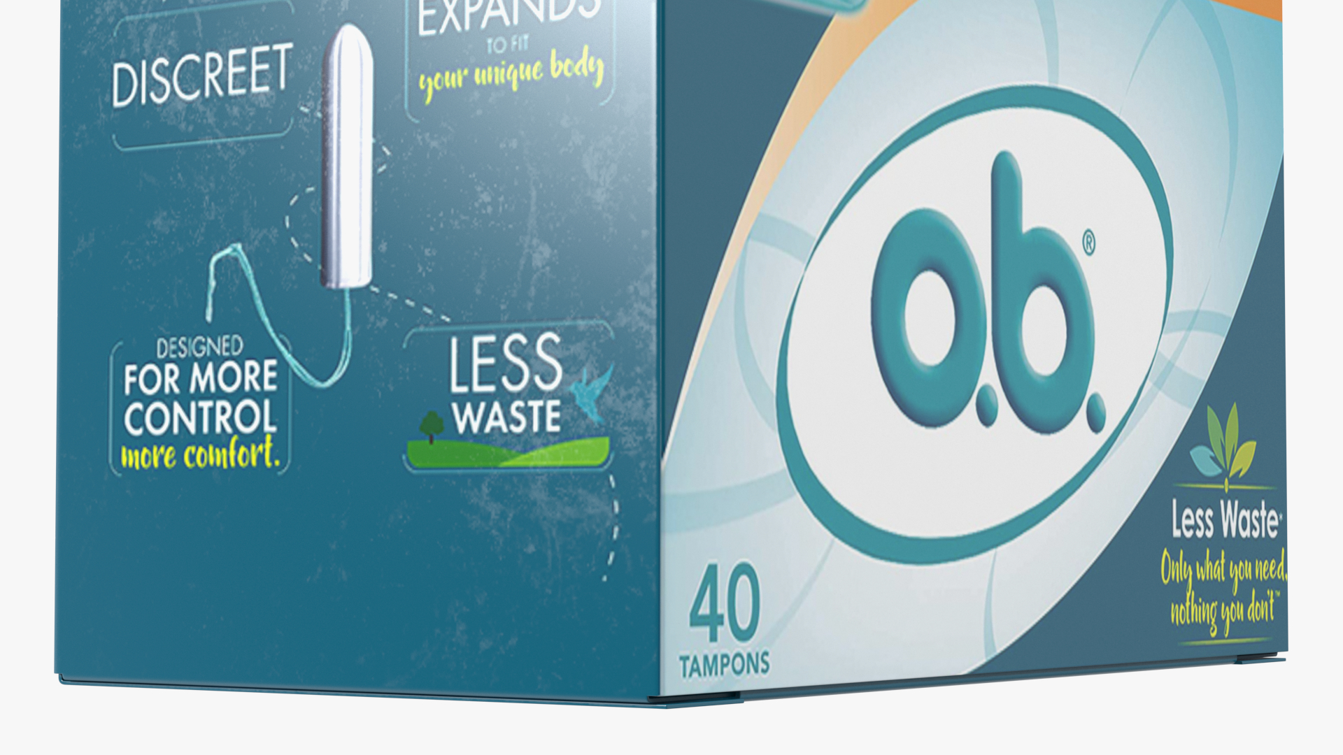 OB Super Plus Package 40 Tampons 3D