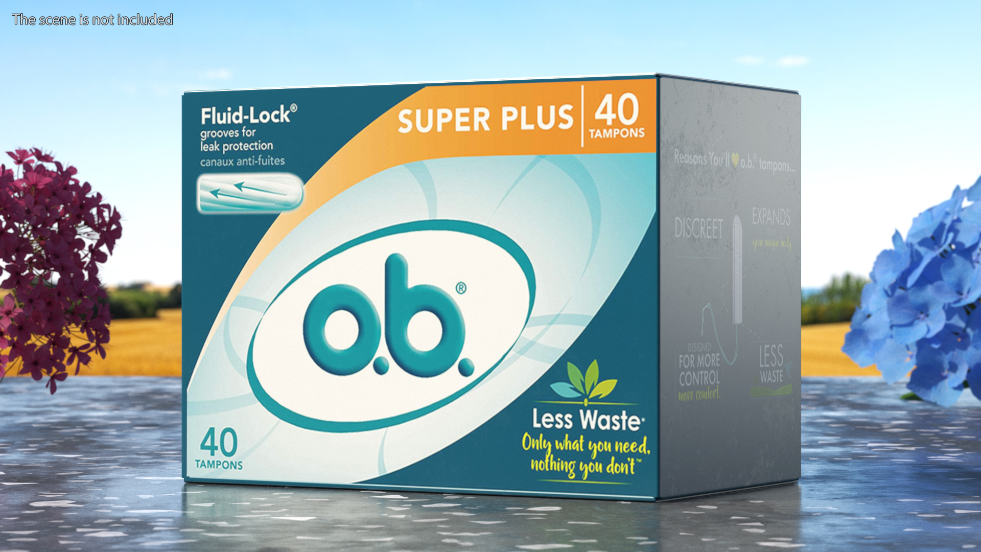 OB Super Plus Package 40 Tampons 3D