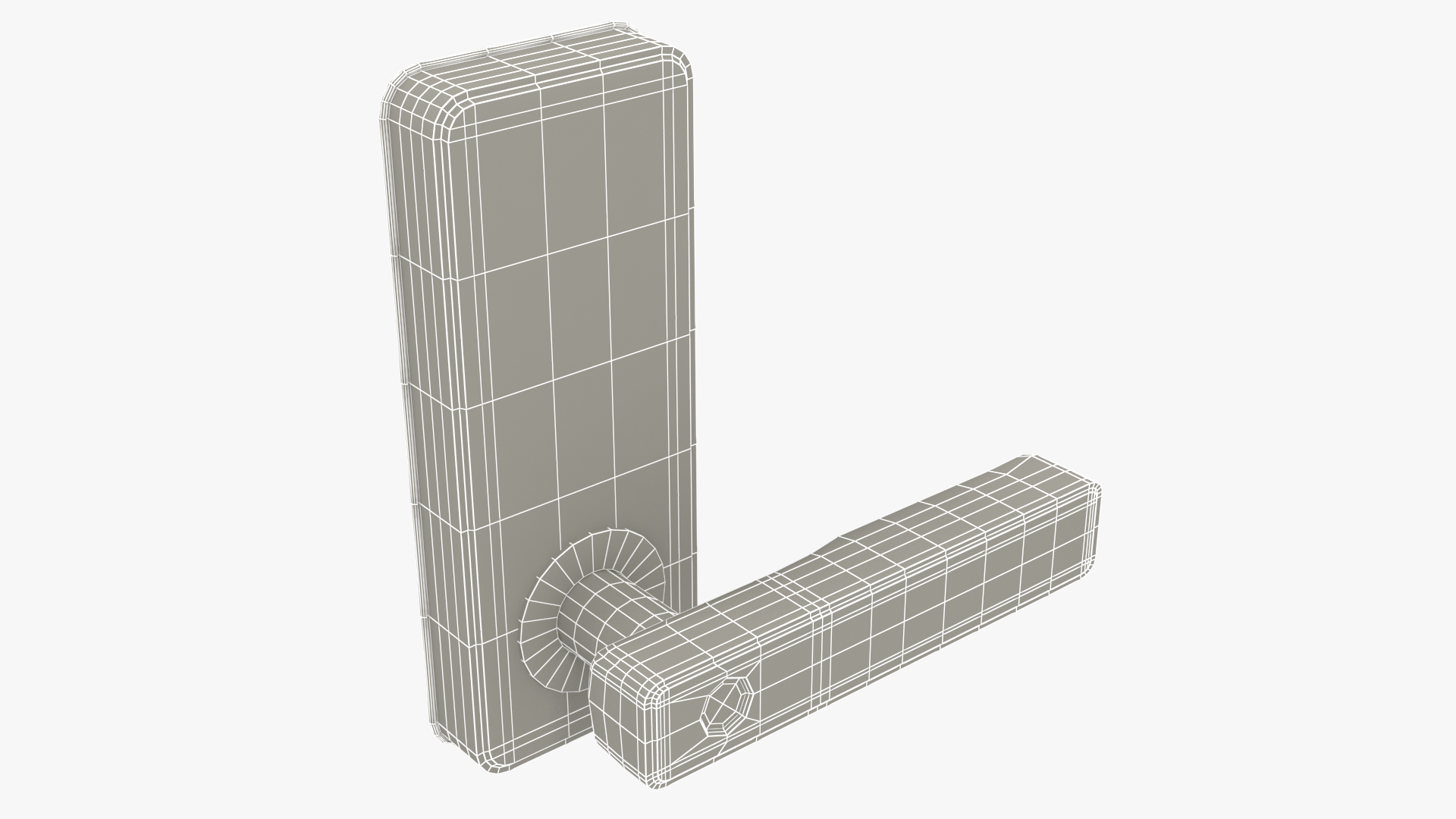 3D model Fingerprint Door Lock Liliwise H11B