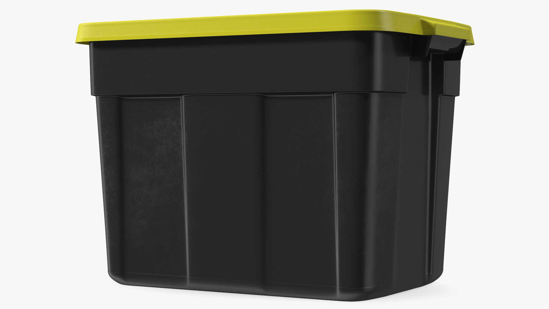 3D Rugged Storage Tote with Lid 18 Gallon model