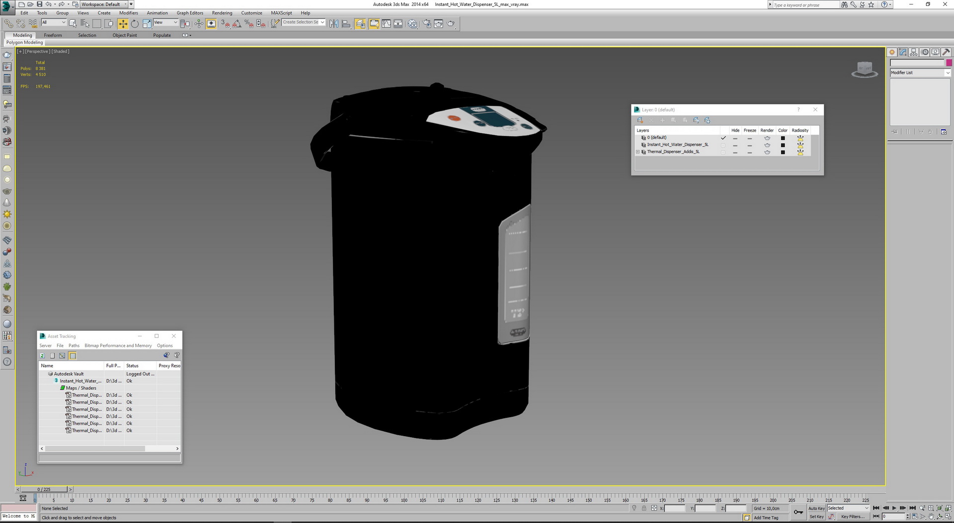 3D Thermal Dispenser Addis 5L