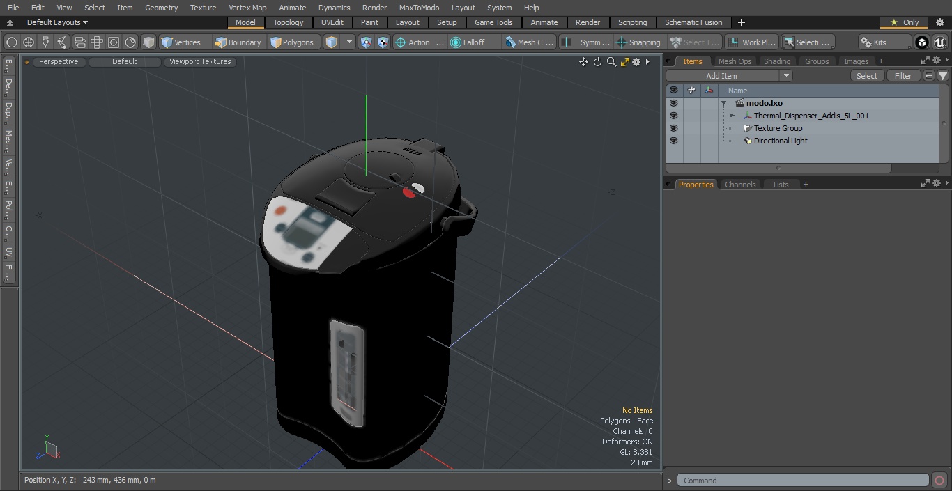 3D Thermal Dispenser Addis 5L