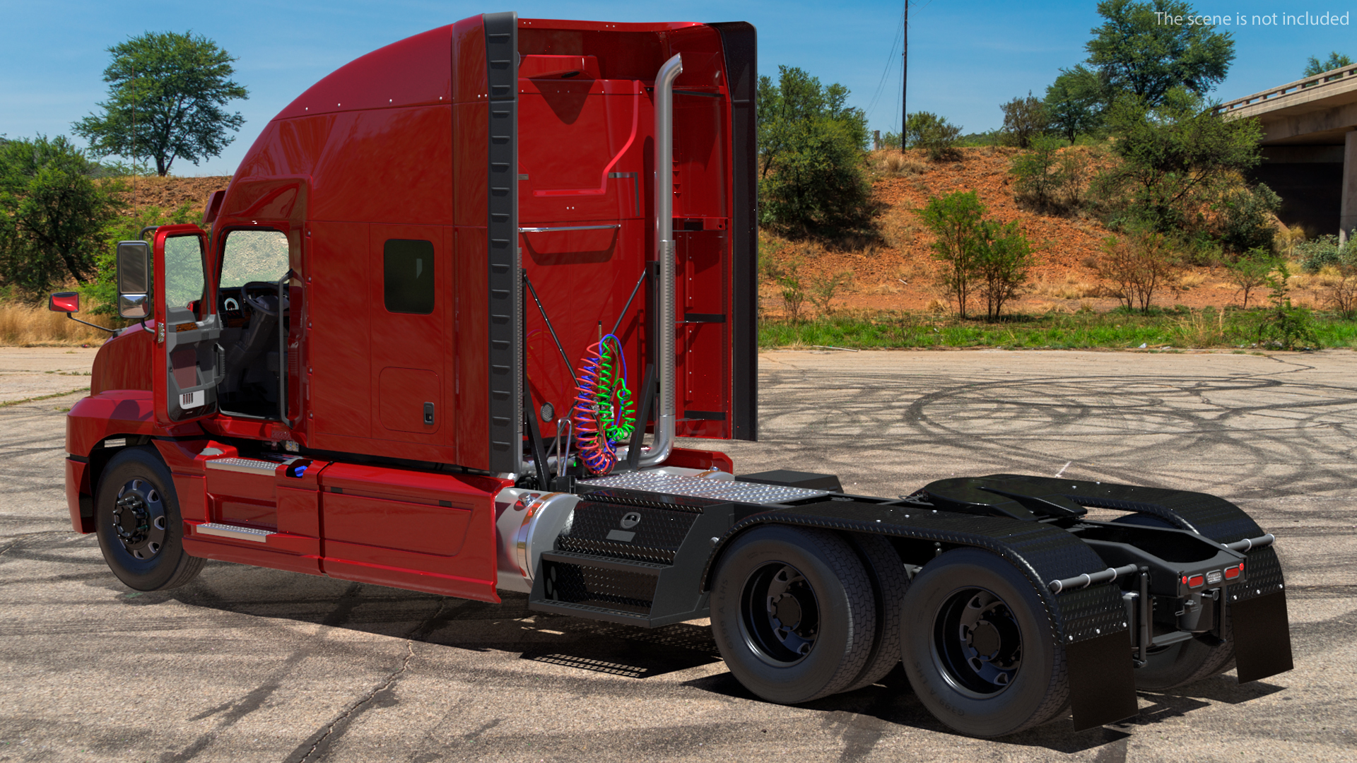 3D Semi Truck Generic model