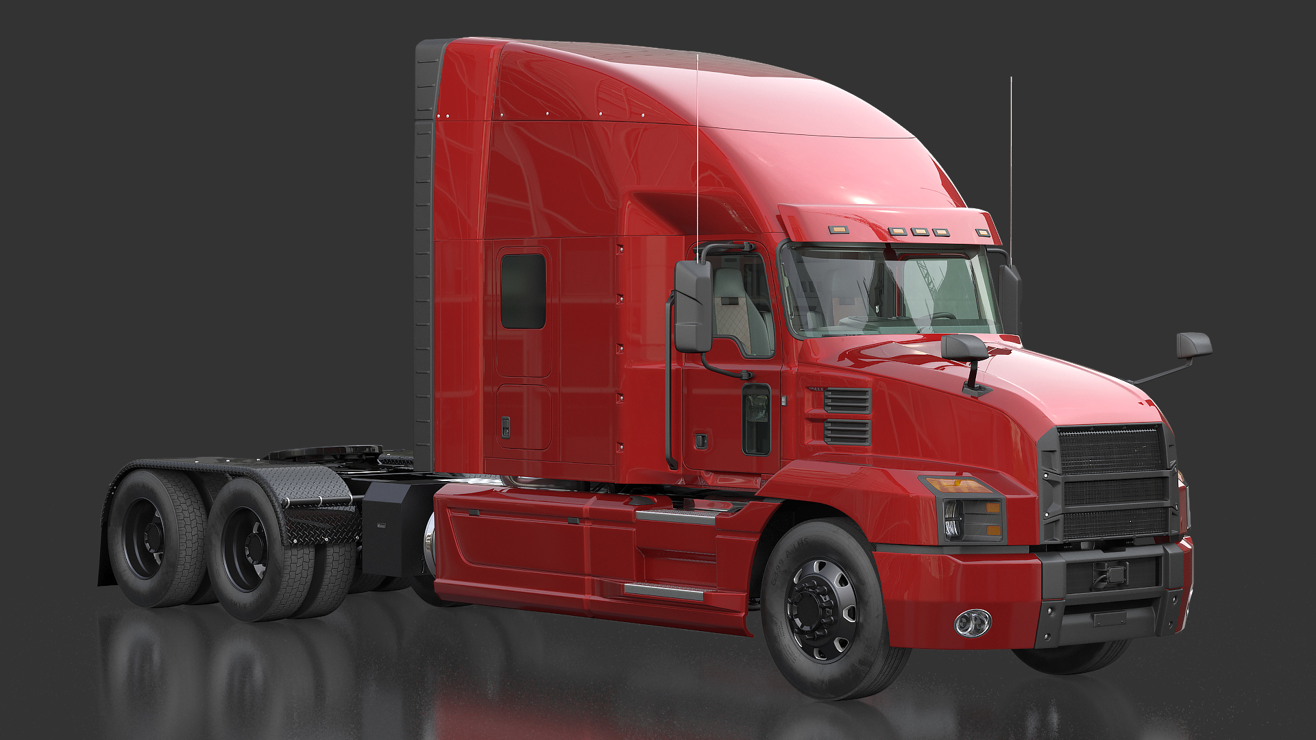 3D Semi Truck Generic model