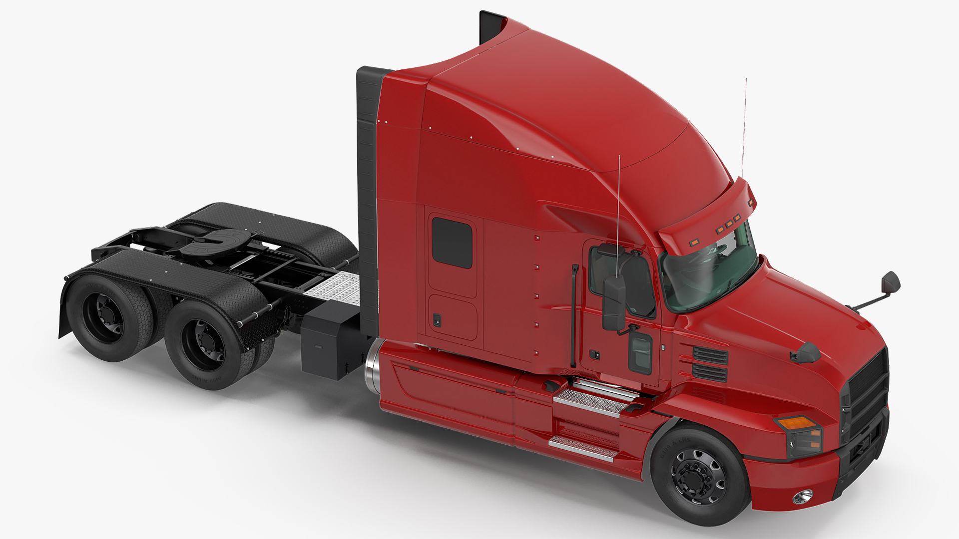 3D Semi Truck Generic model