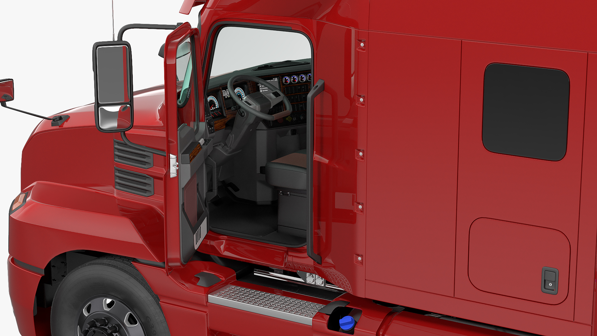 3D Semi Truck Generic model