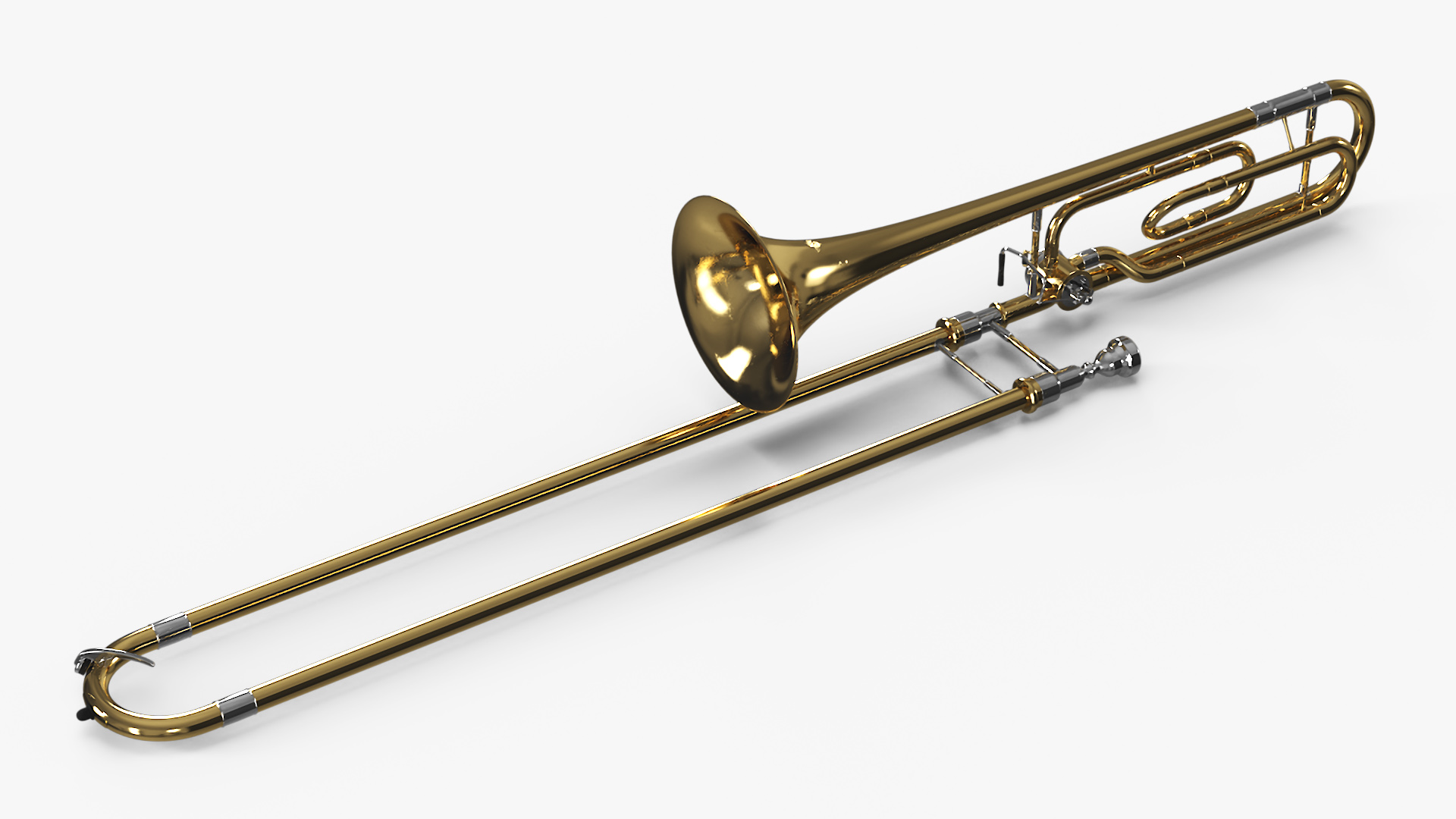 3D model Brass Trombone Instrument