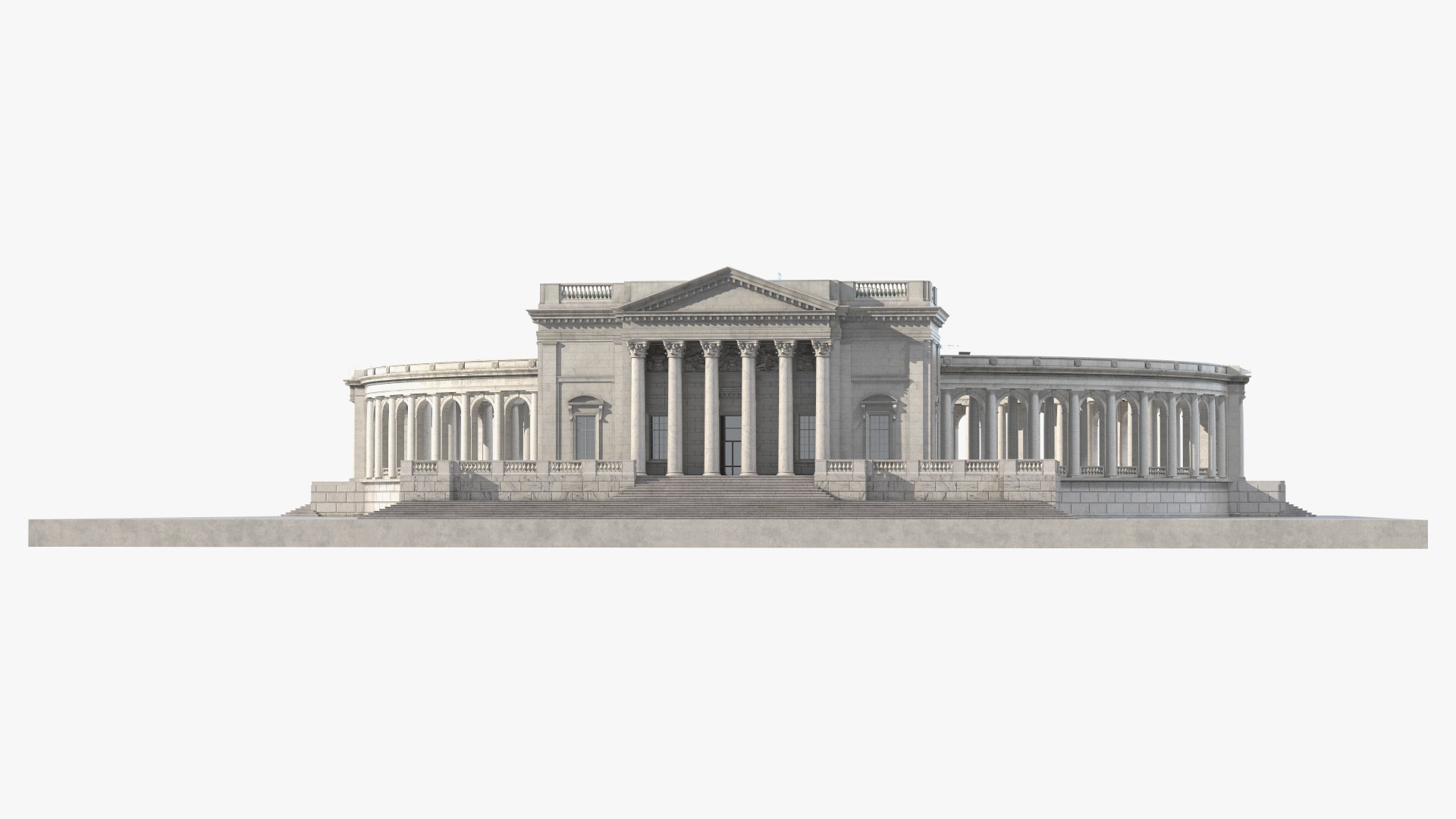 Arlington National Cemetery Memorial Amphitheater 3D model