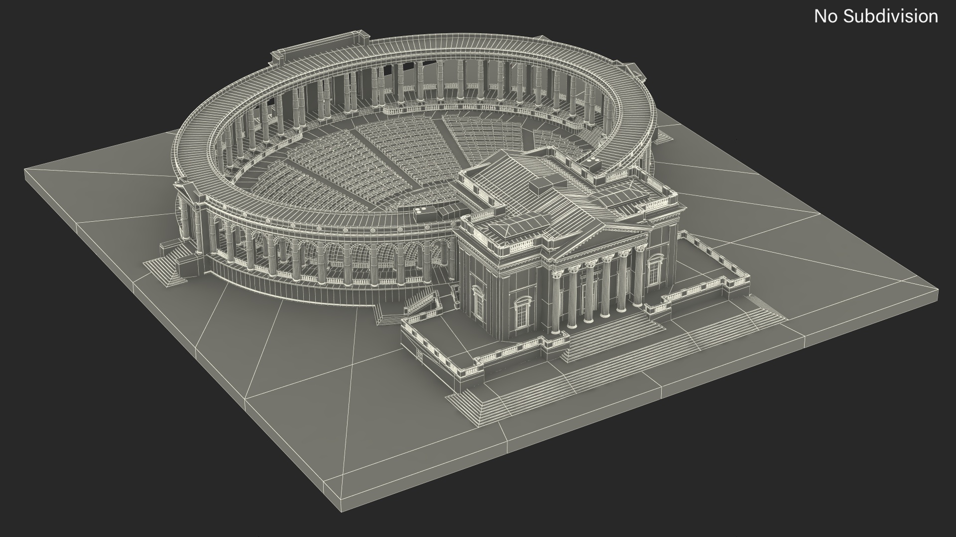 Arlington National Cemetery Memorial Amphitheater 3D model