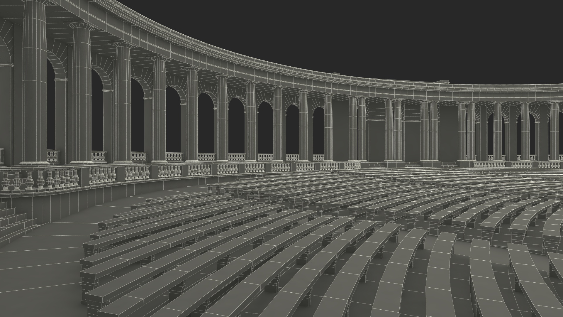 Arlington National Cemetery Memorial Amphitheater 3D model