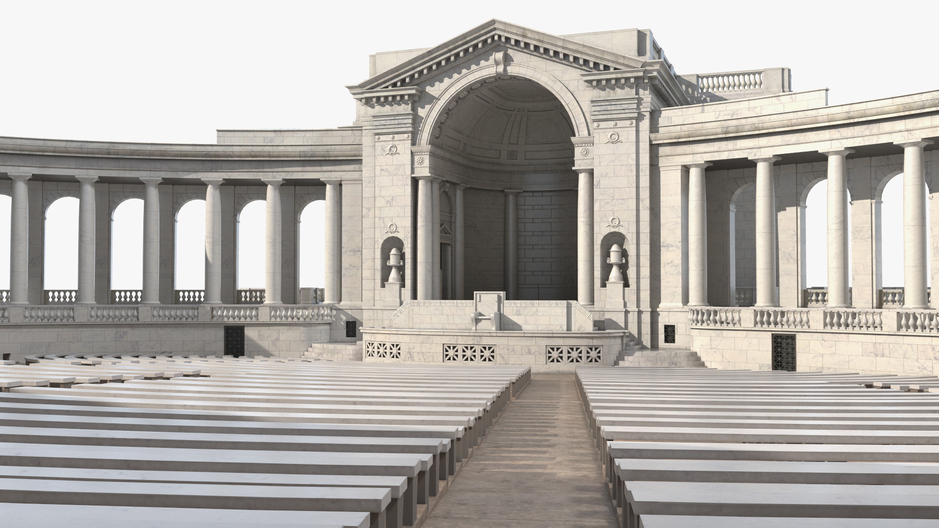 Arlington National Cemetery Memorial Amphitheater 3D model