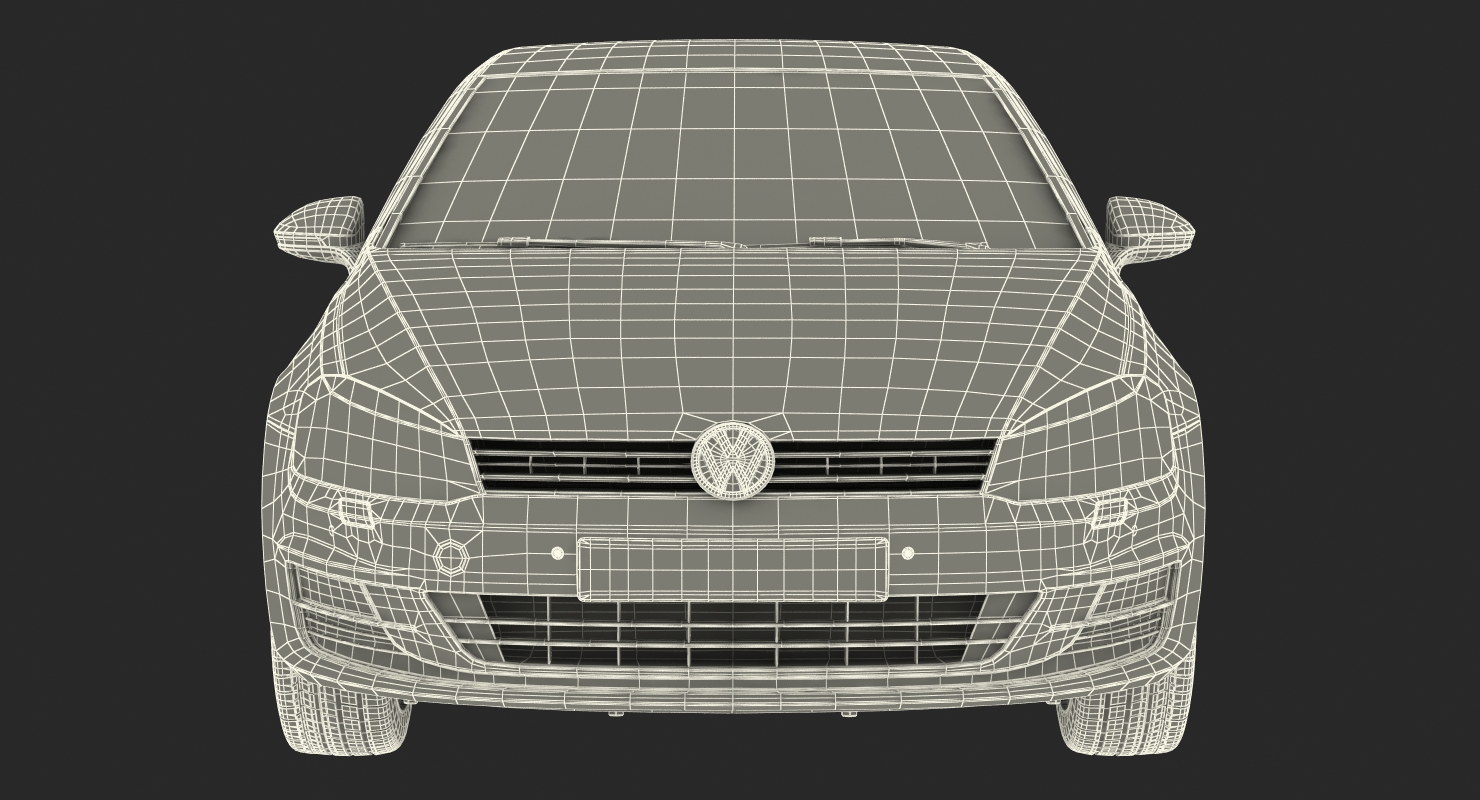 3D model Volkswagen Golf 2017