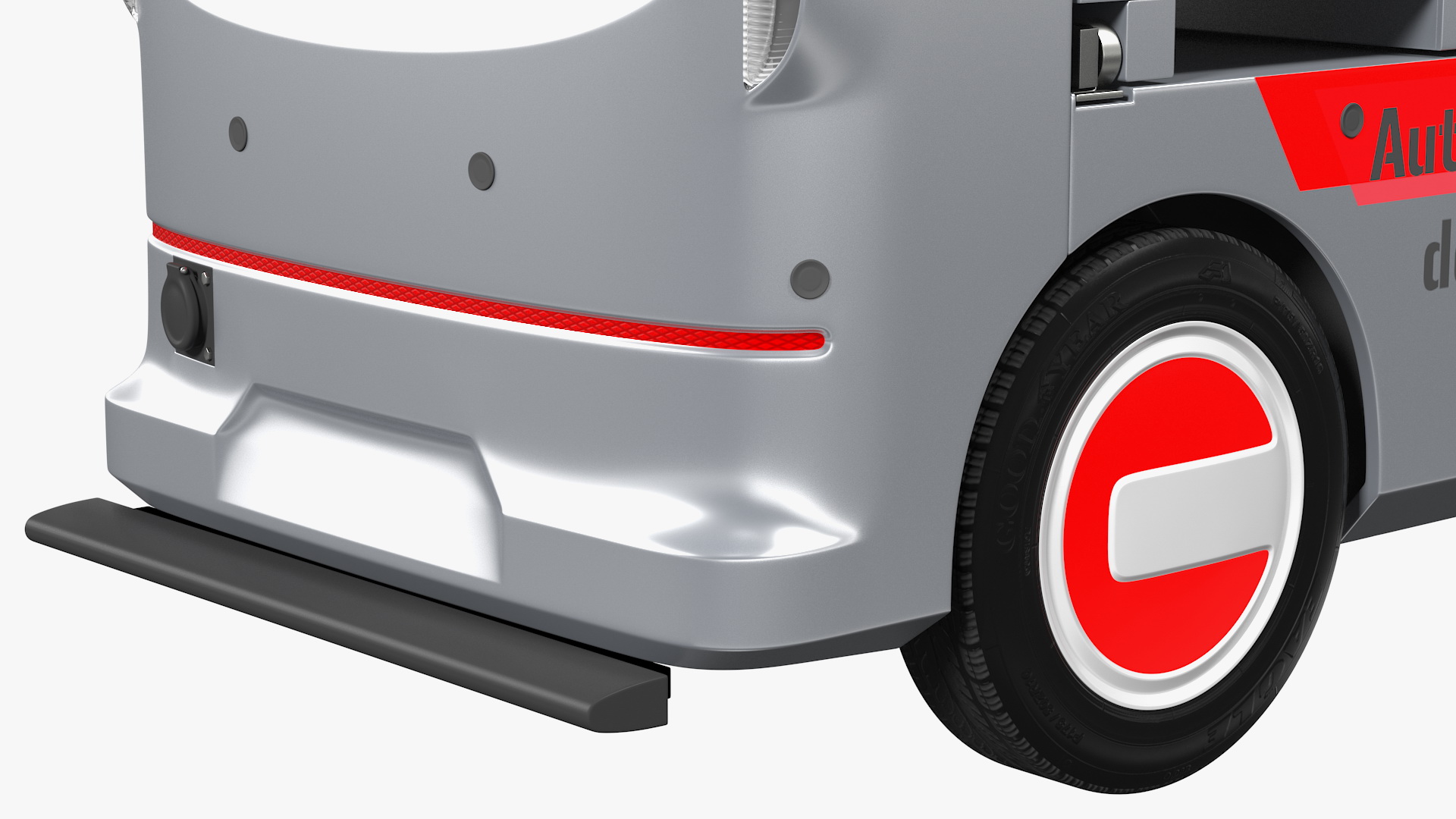 3D Autonomous Delivery Service Robot model