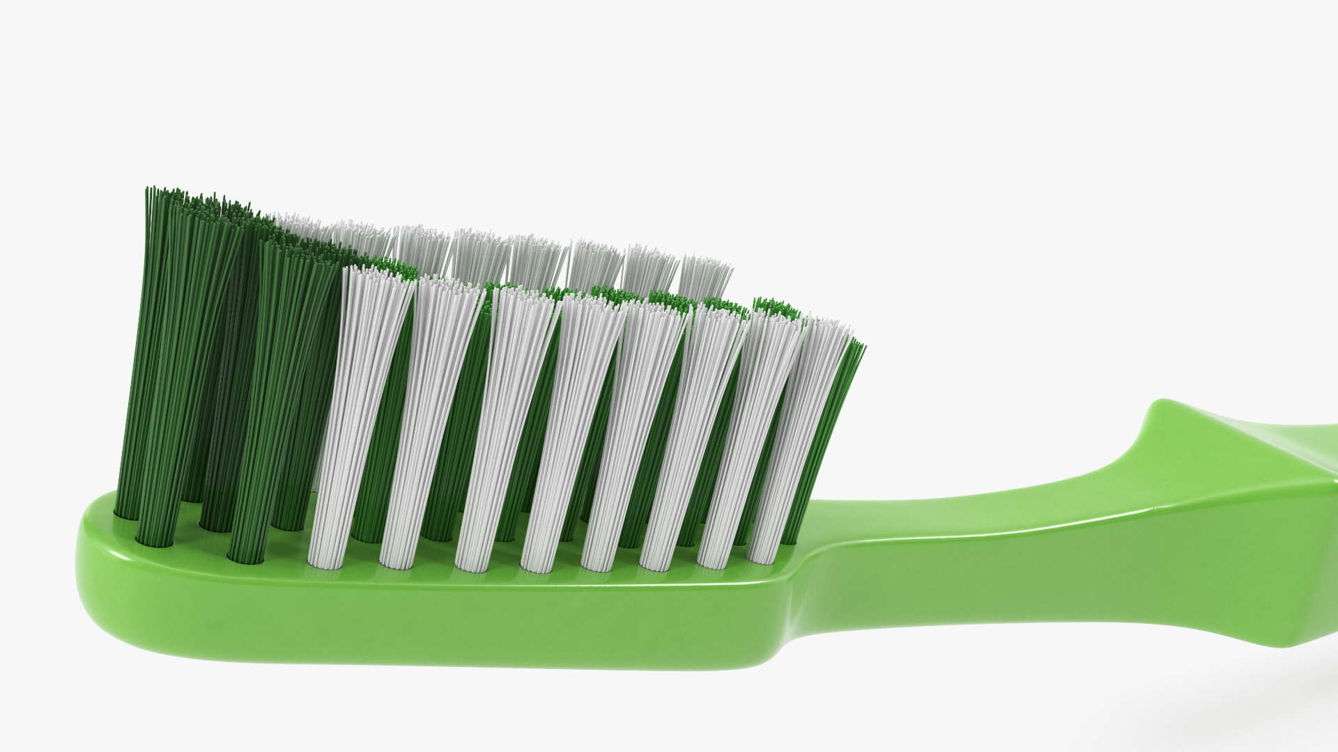 3D Plastic Toothbrush model