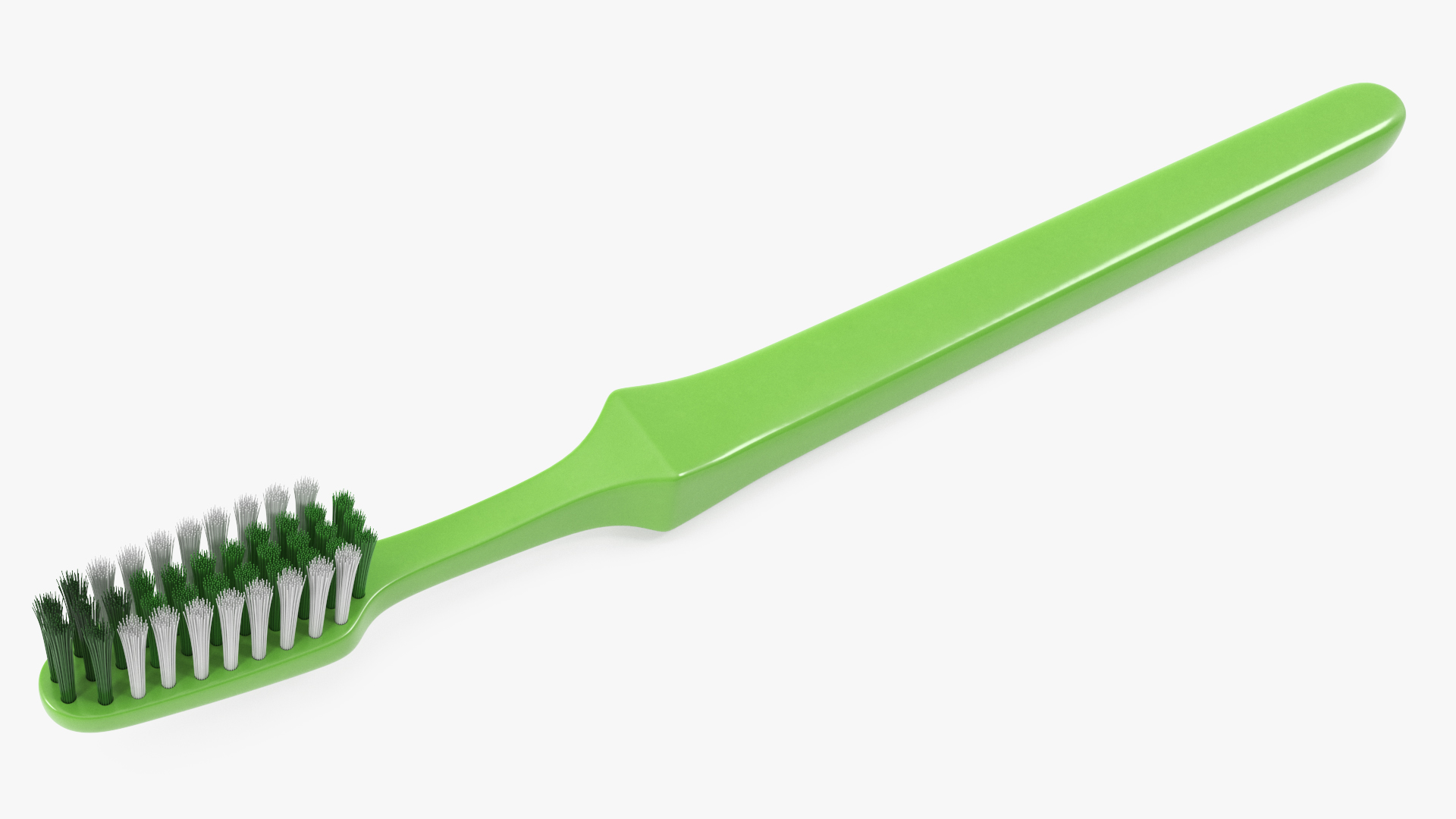 3D Plastic Toothbrush model