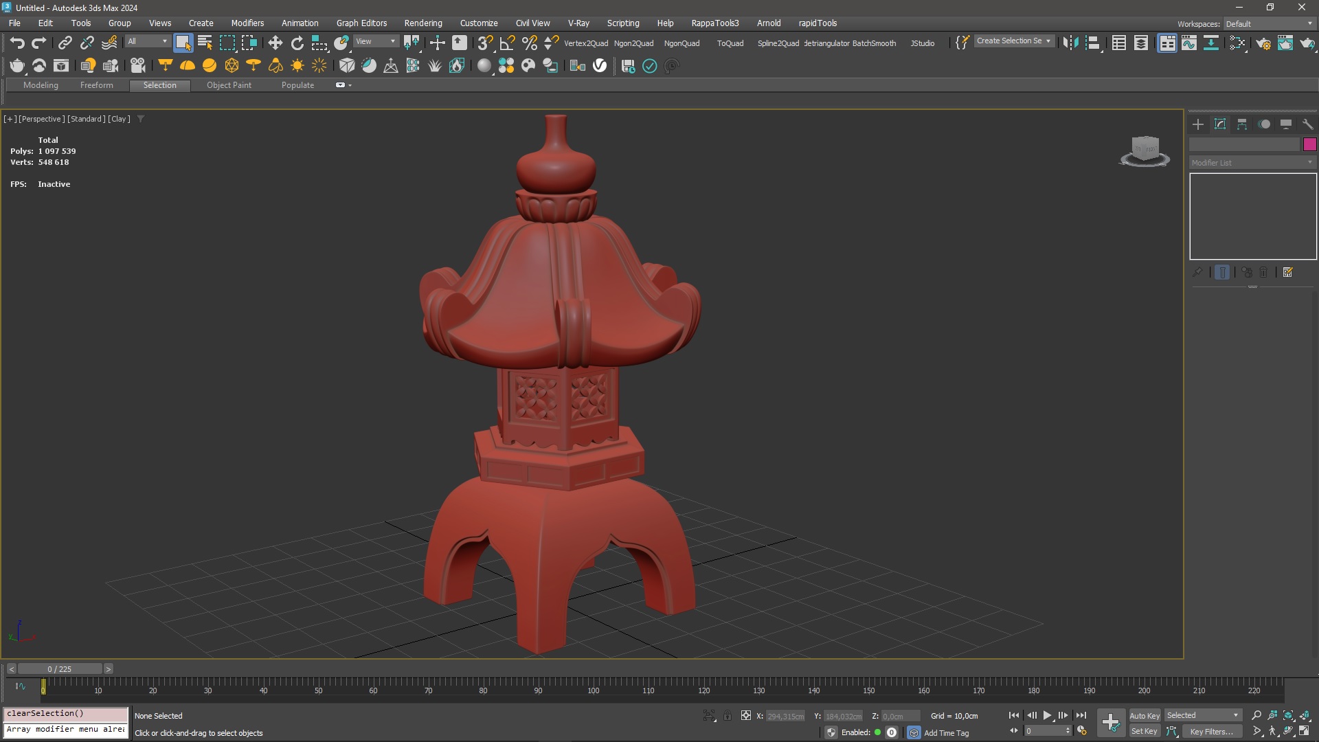 3D model Japanese Stone Lantern for 3D Print