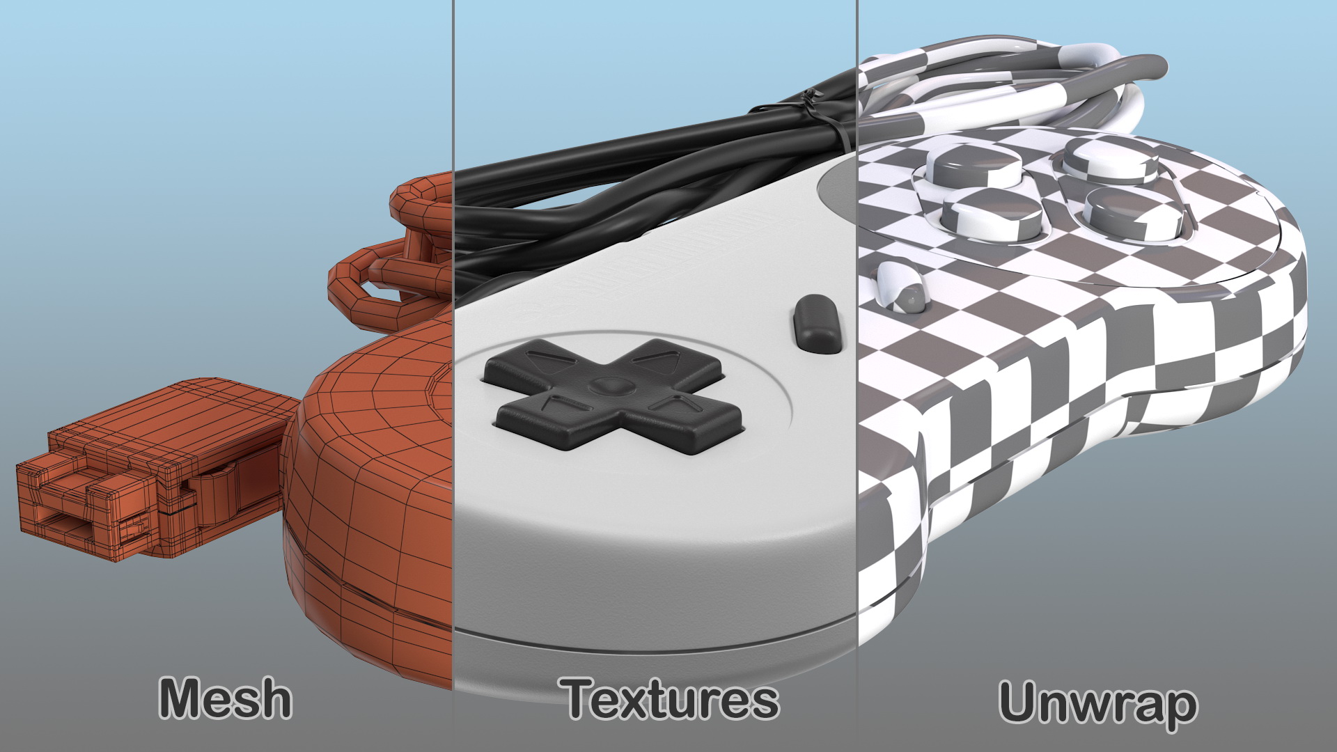 Gamepad 3D model