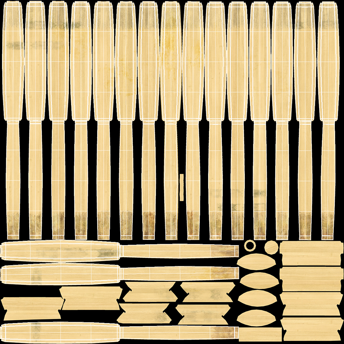 3D Wooden Barrel model