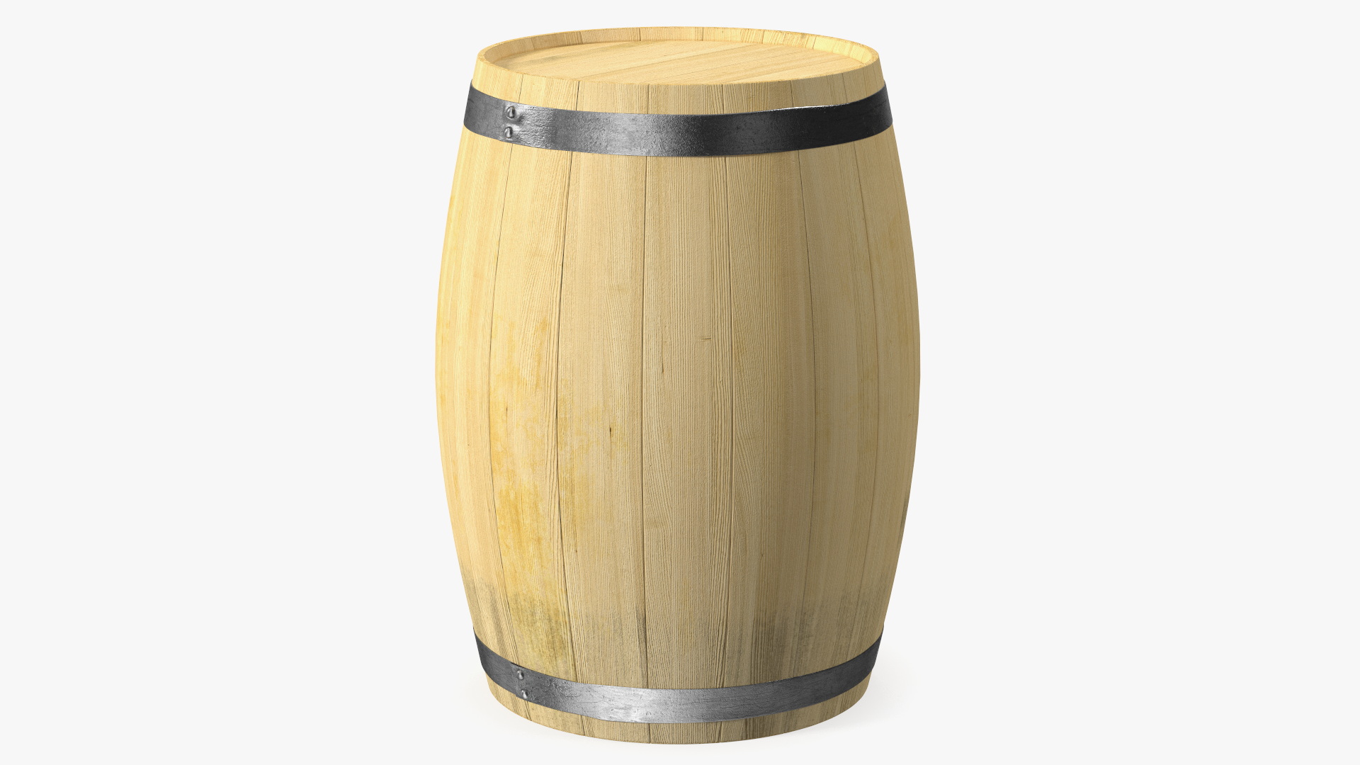 3D Wooden Barrel model