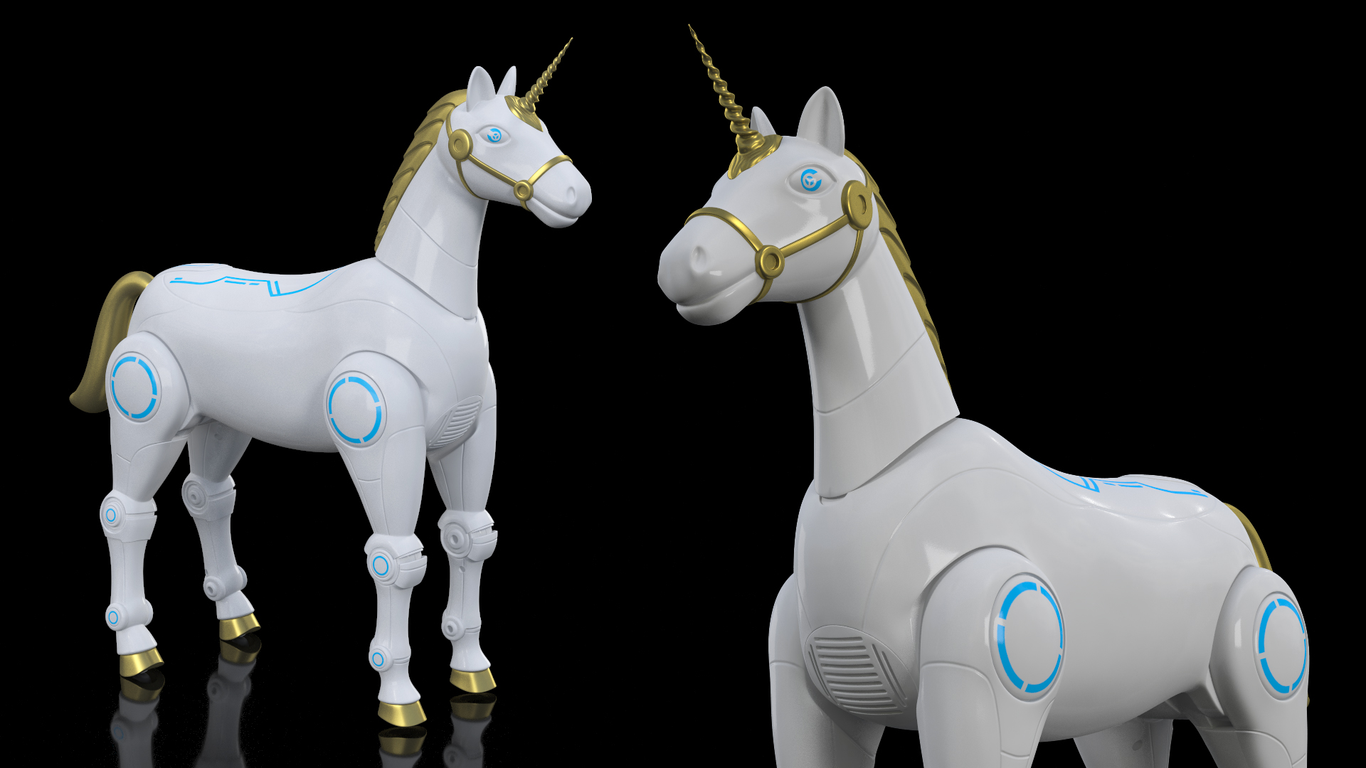 3D Robot Unicorn model