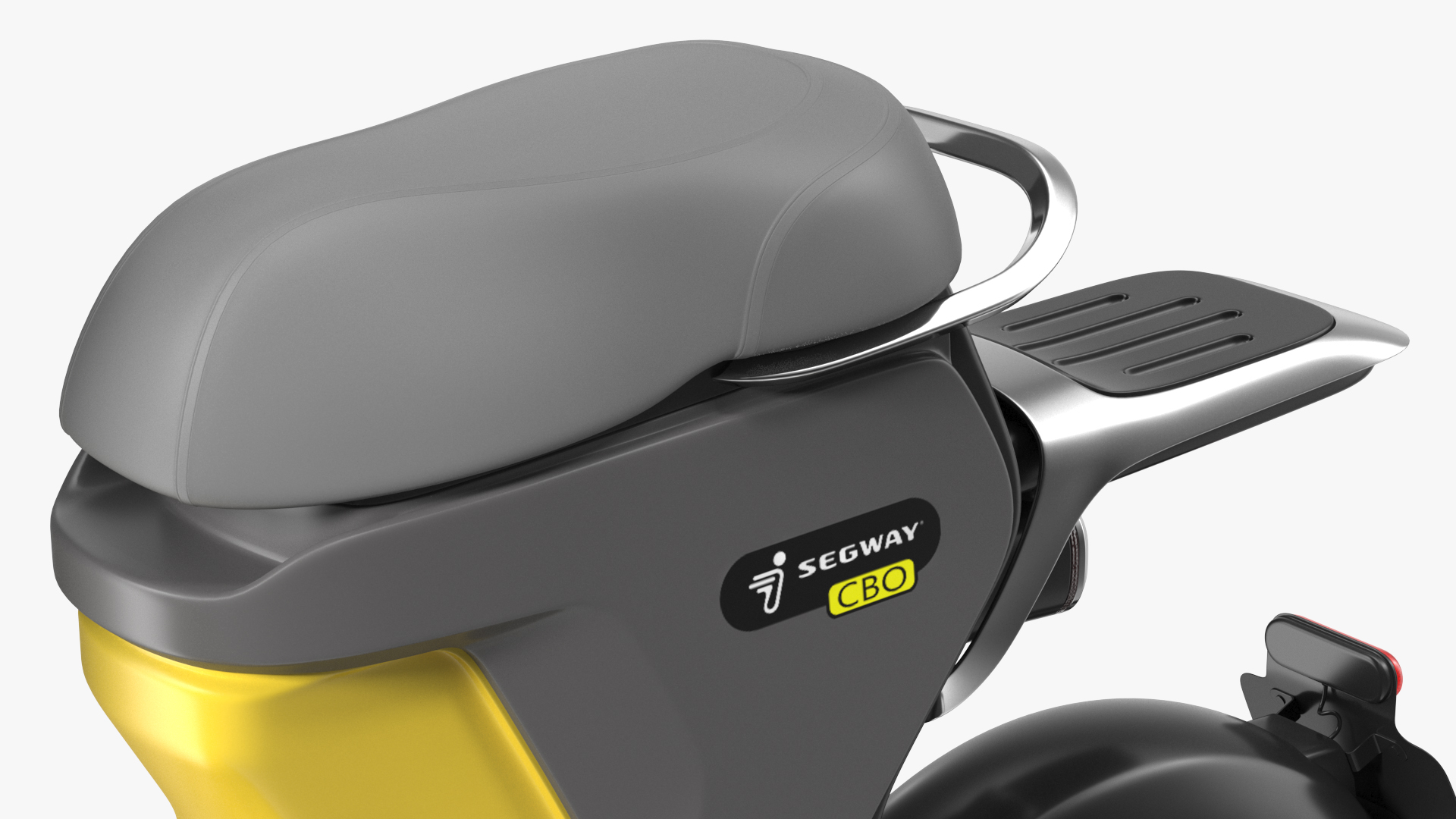 Segway eMoped C80 Grey Rigged 3D model