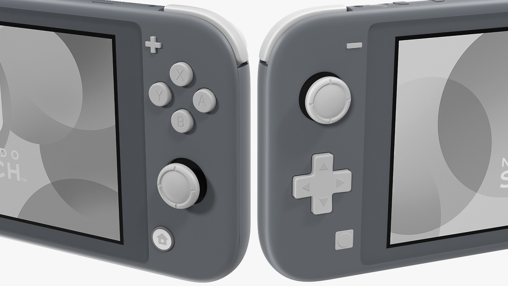 3D model Nintendo Switch Lite Gray