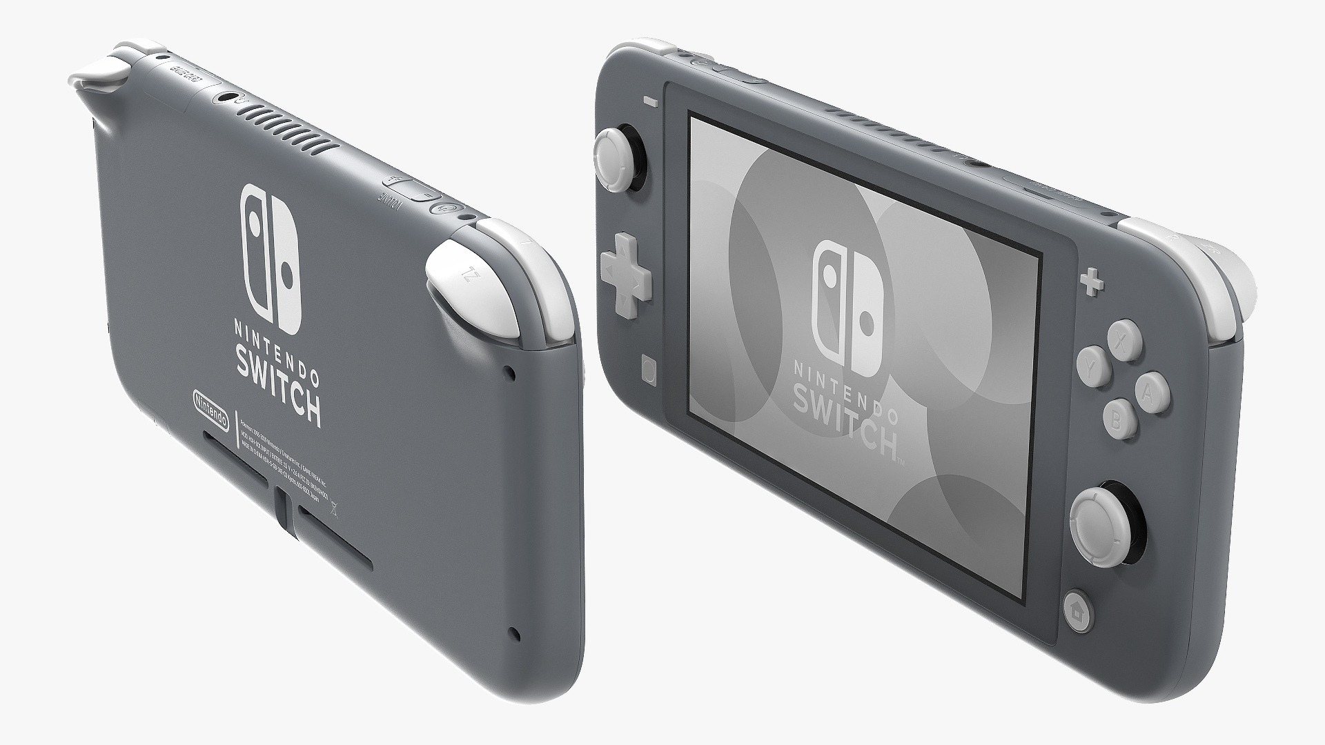 3D model Nintendo Switch Lite Gray