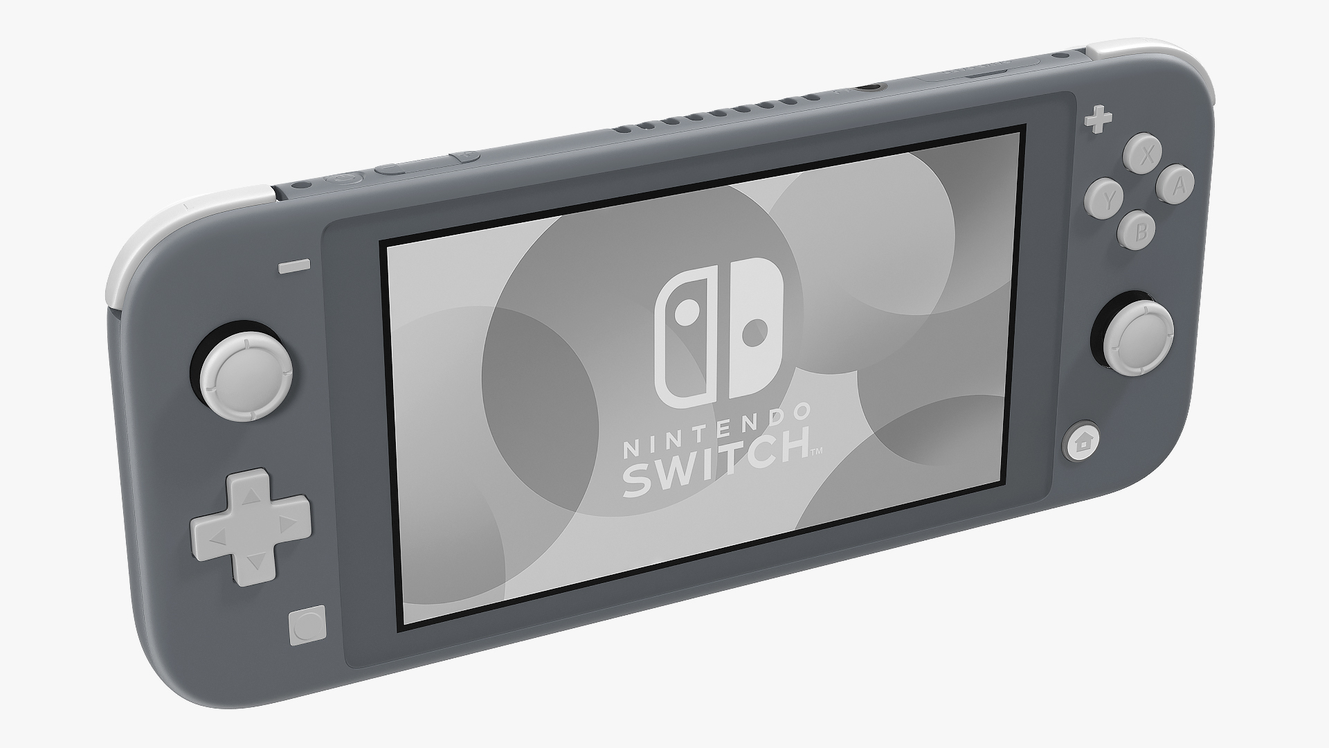 3D model Nintendo Switch Lite Gray