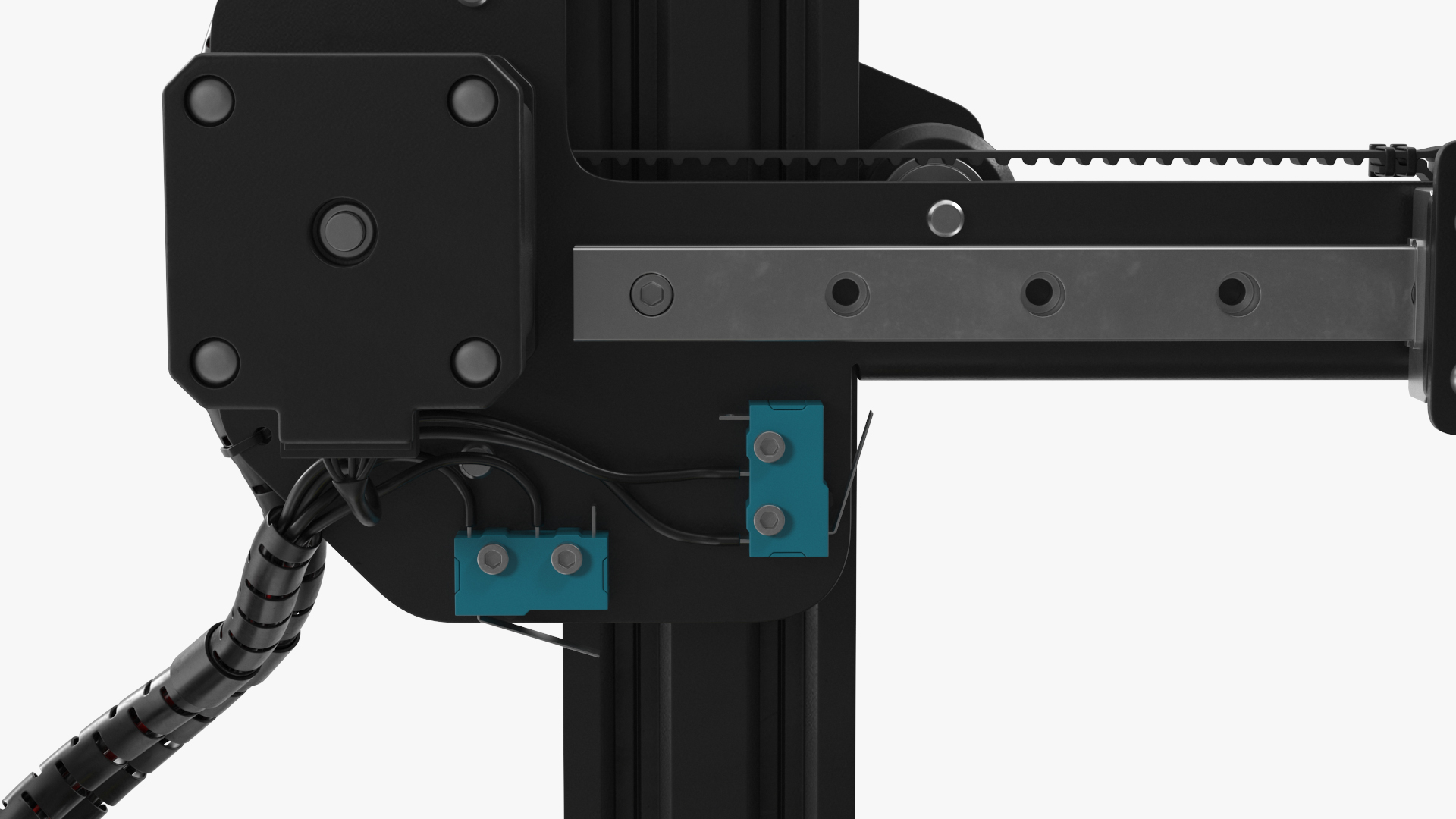 3D Mini 3D Printer with PSU Rigged