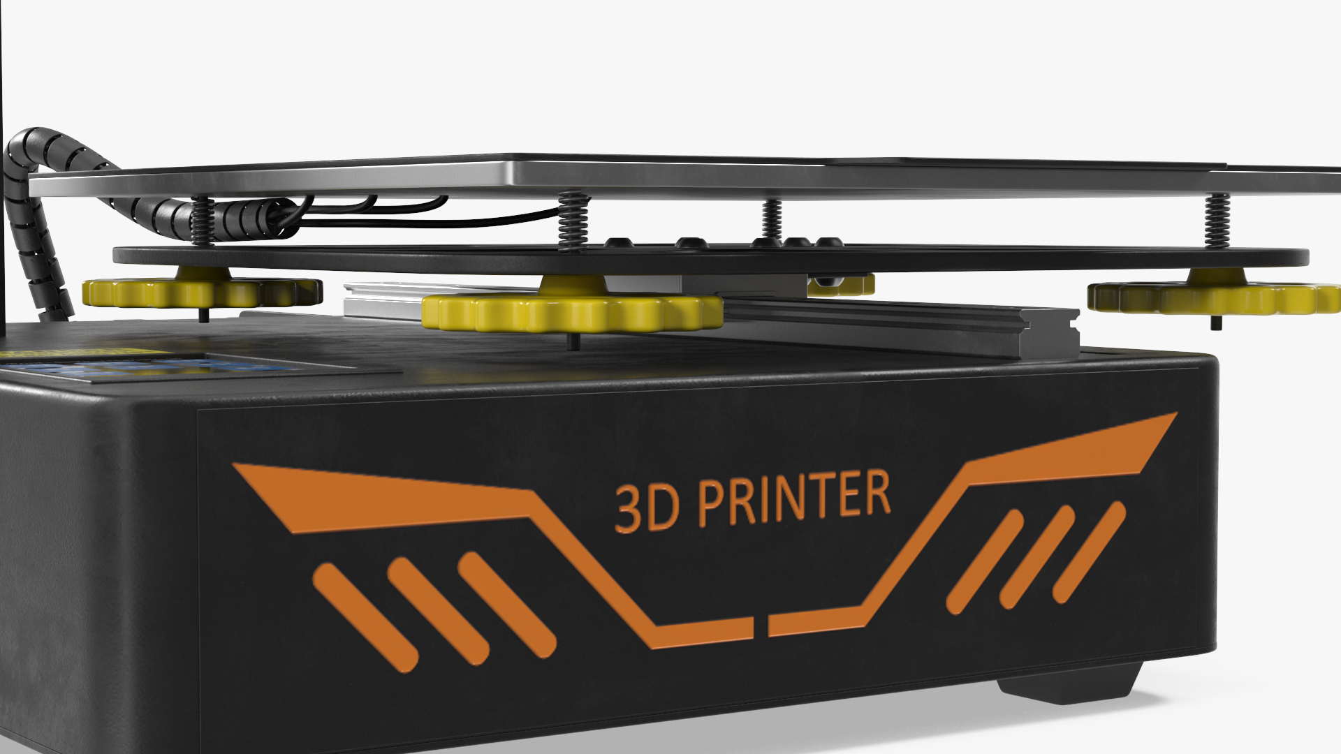 3D Mini 3D Printer with PSU Rigged