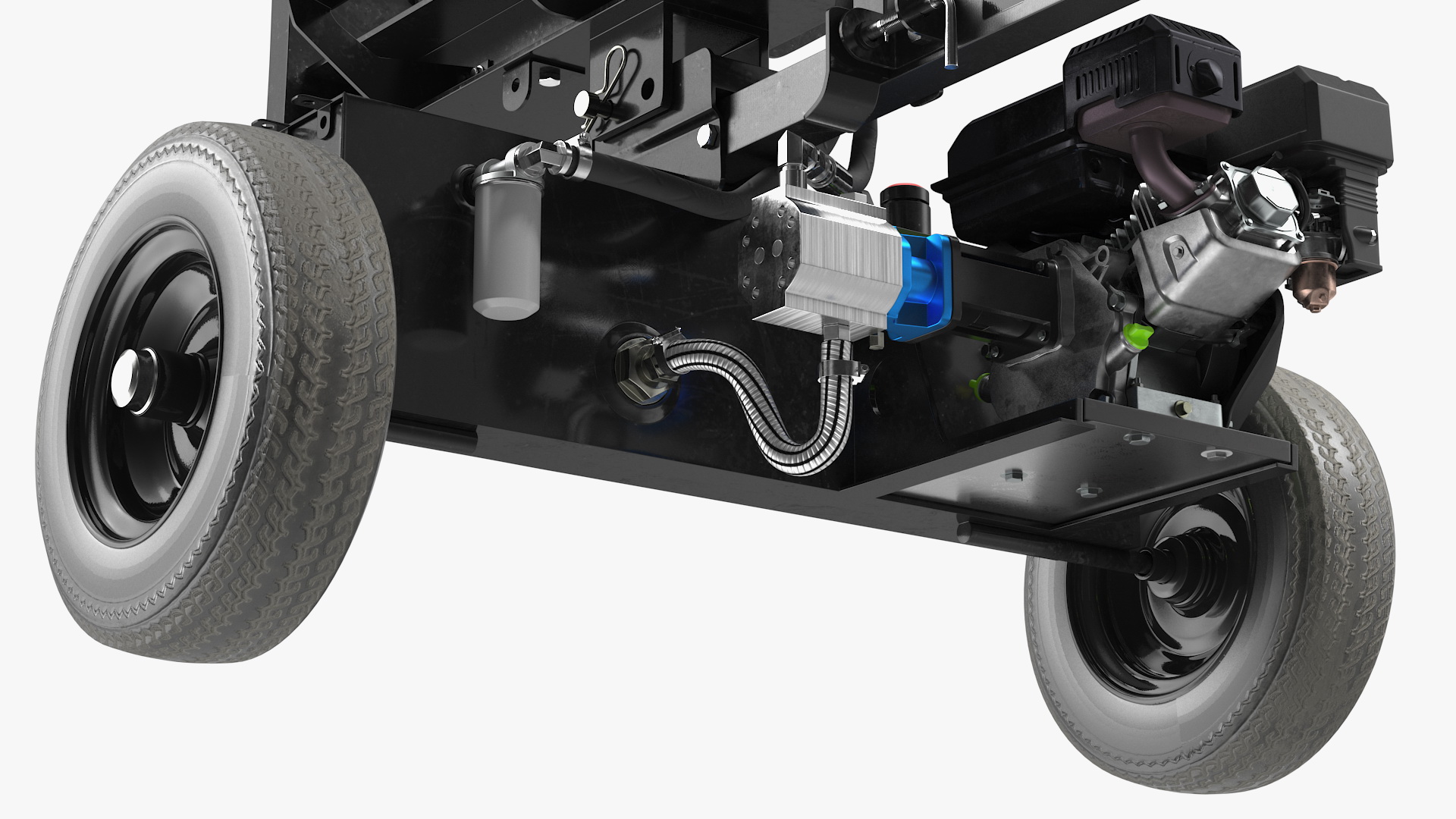 3D Hydraulic Lumberjack Log Splitter model