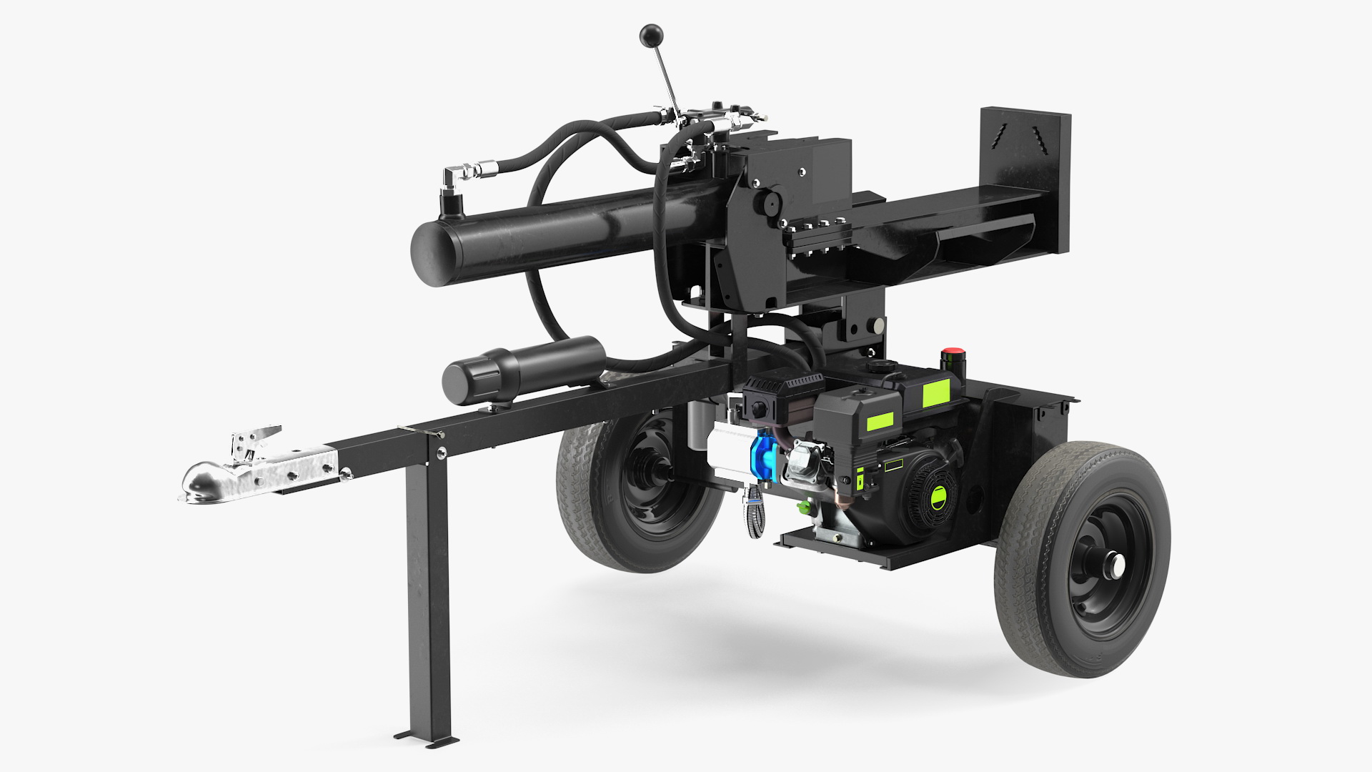 3D Hydraulic Lumberjack Log Splitter model