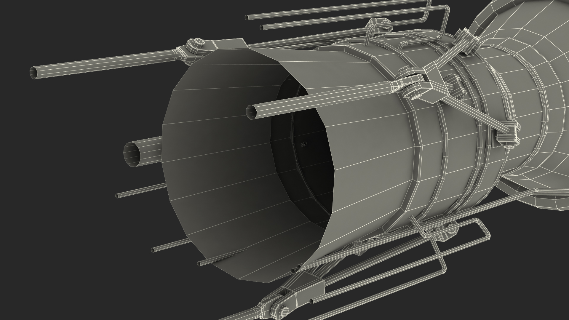 3D Rocket Engine model