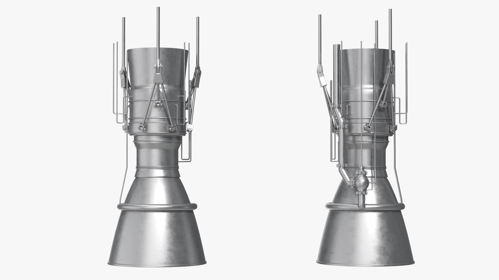 3D Rocket Engine model