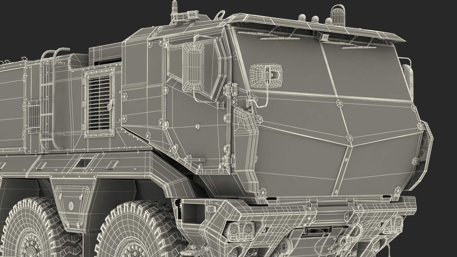 KAMAZ 63968 Typhoon MRAP Vehicle 3D