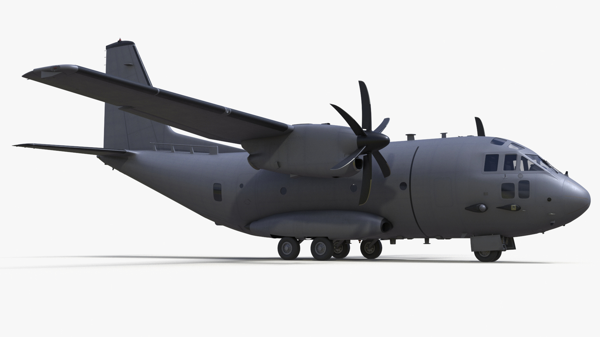 Multi-role Aircraft Grey 3D model