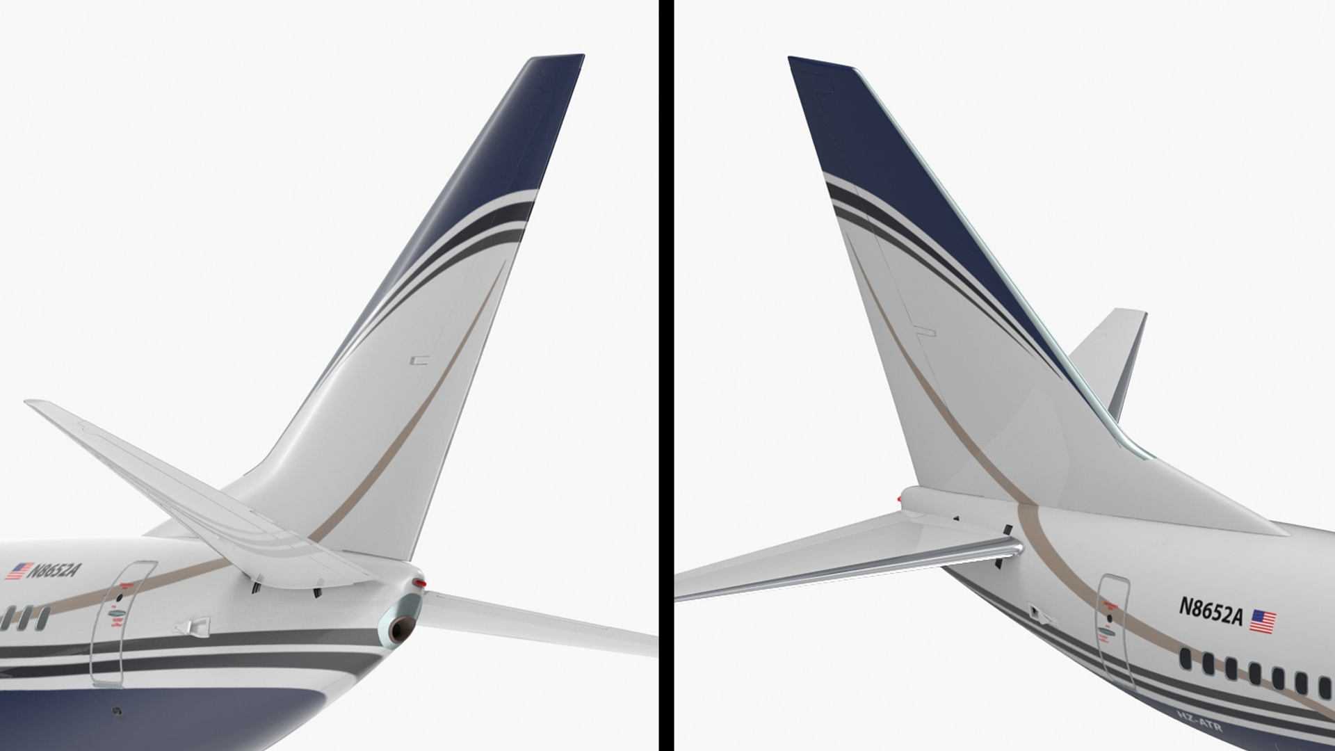 3D model Boeing 737-600 with Interior Rigged