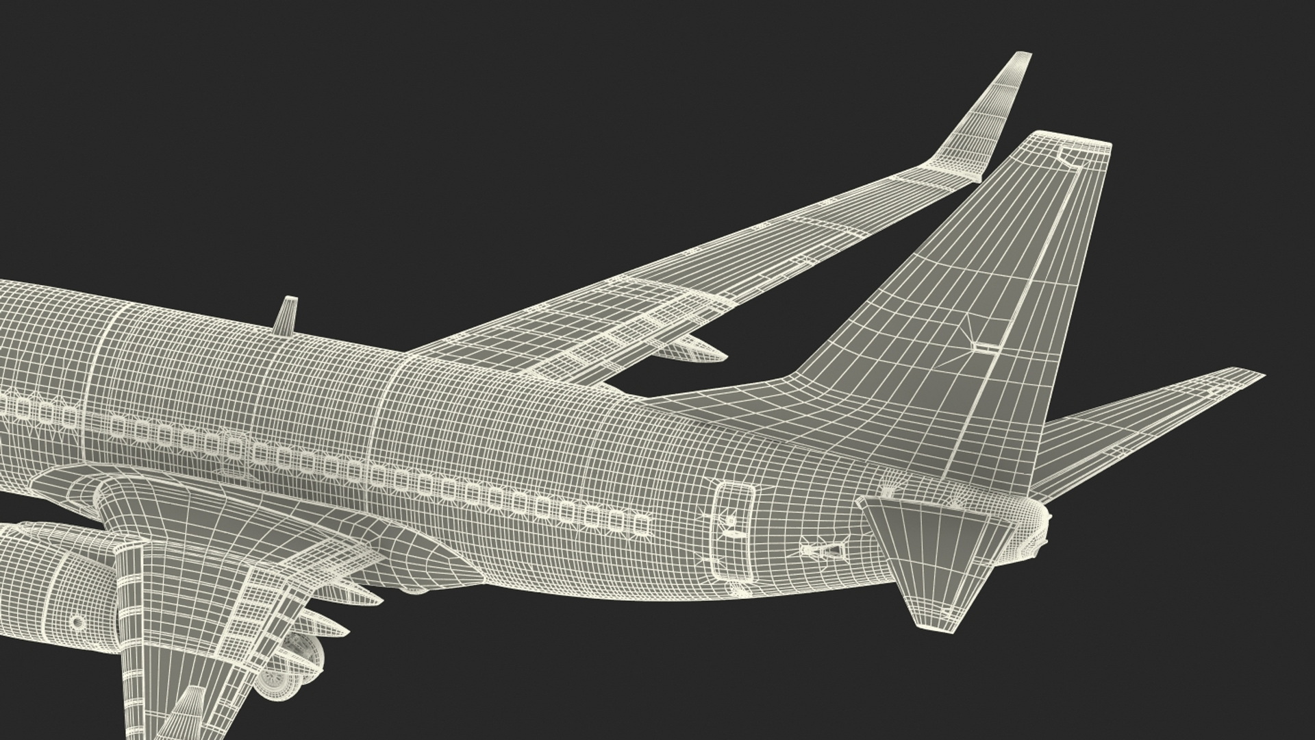 3D model Boeing 737-600 with Interior Rigged