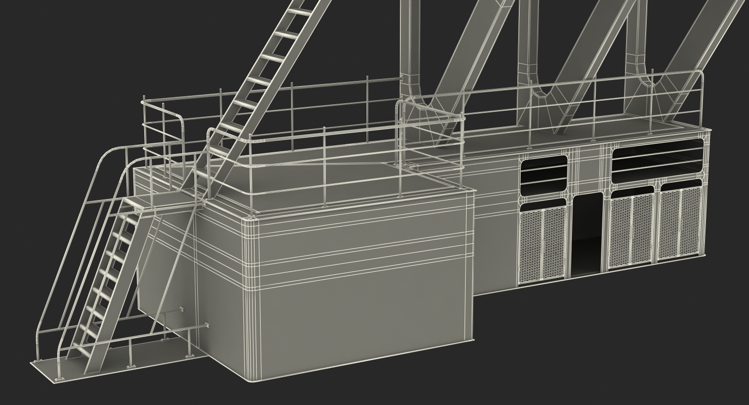 Freefall Lifeboat Launching Mechanism 3D